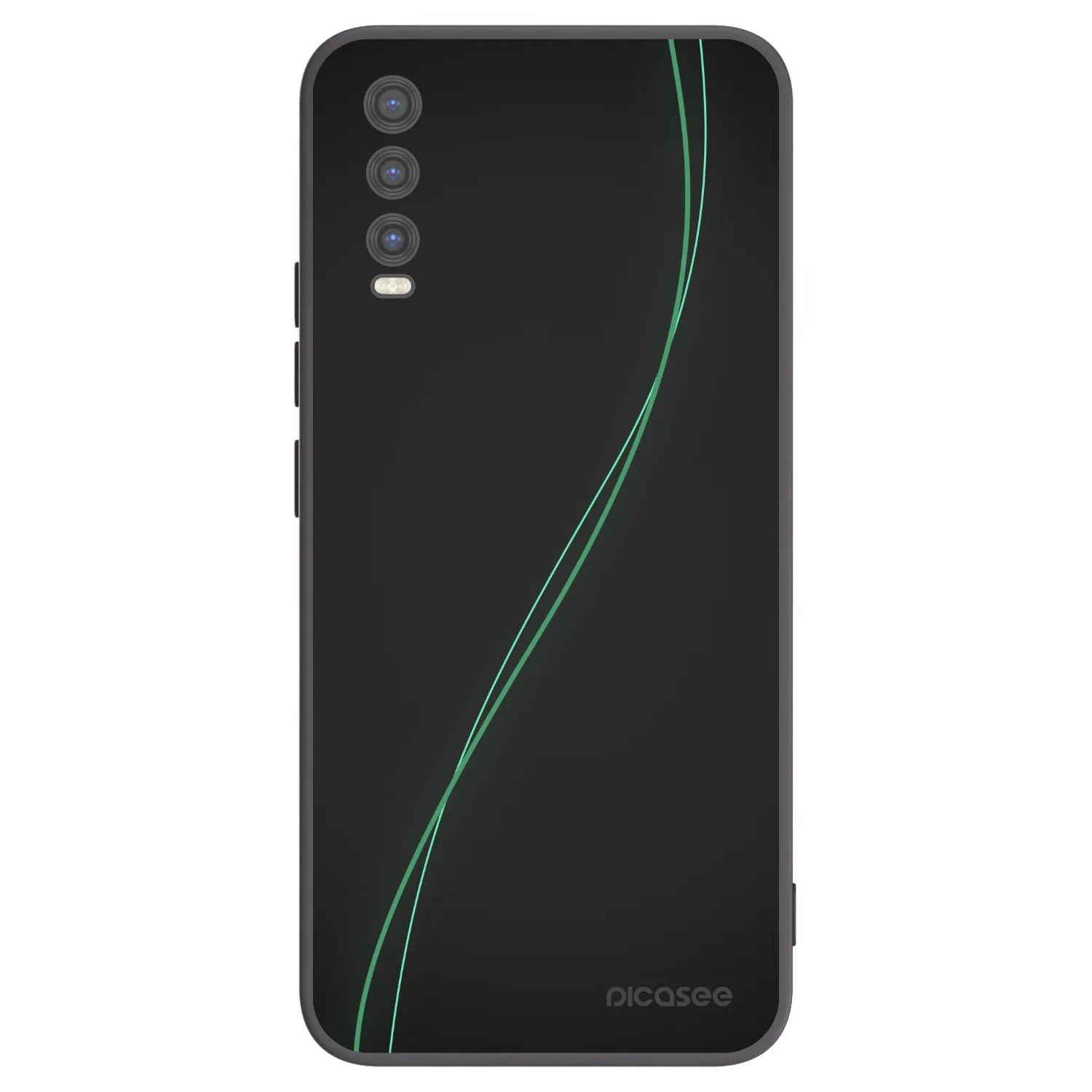 Picasee silikonový černý obal pro Vivo Y20s - Be Different