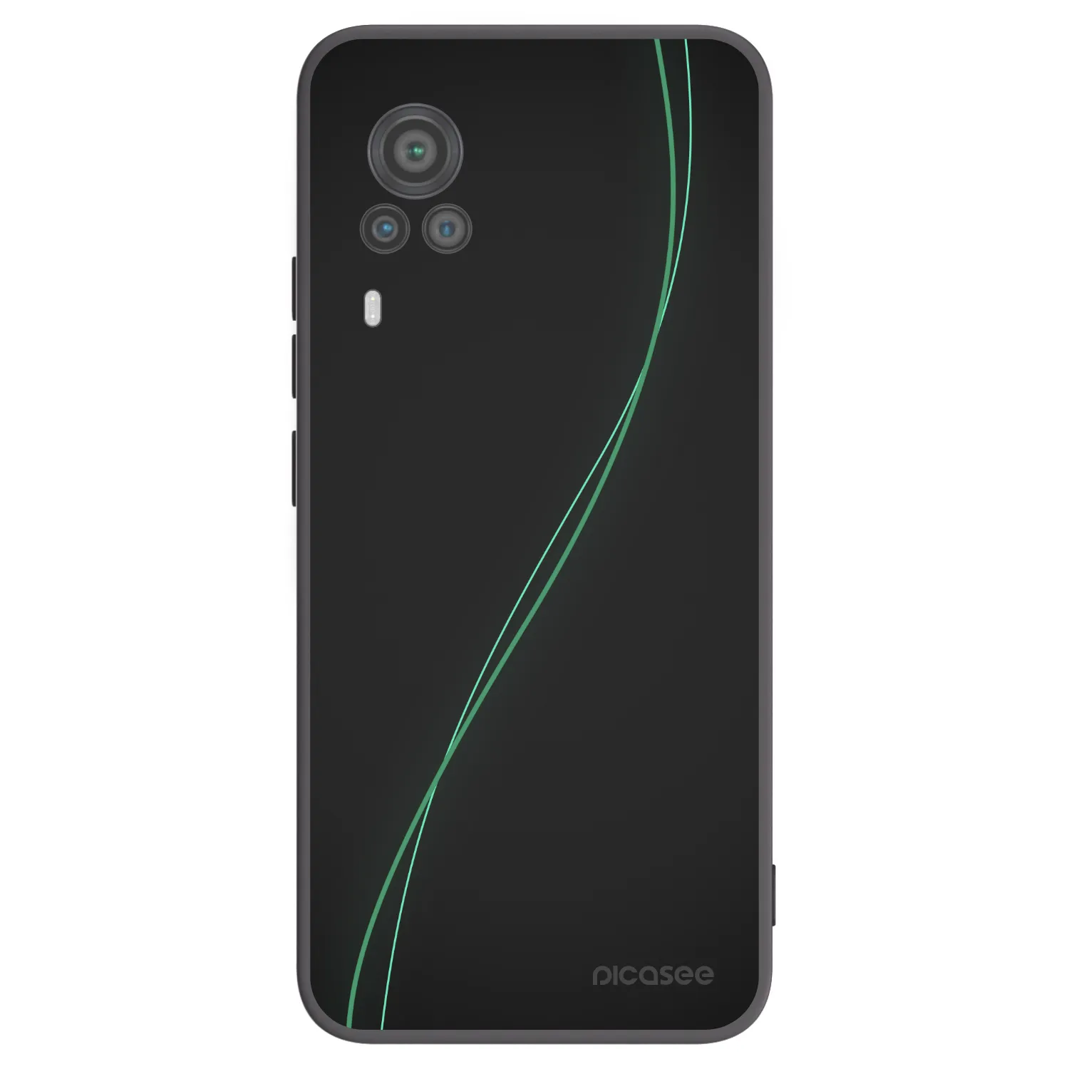Picasee silikonový černý obal pro Vivo X60 Pro 5G - Be Different