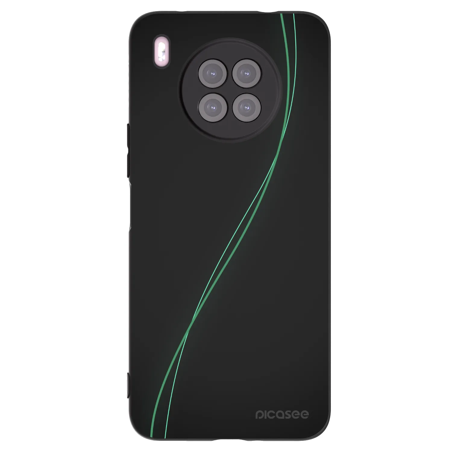 Picasee silikonový černý obal pro Huawei Nova 8i - Be Different