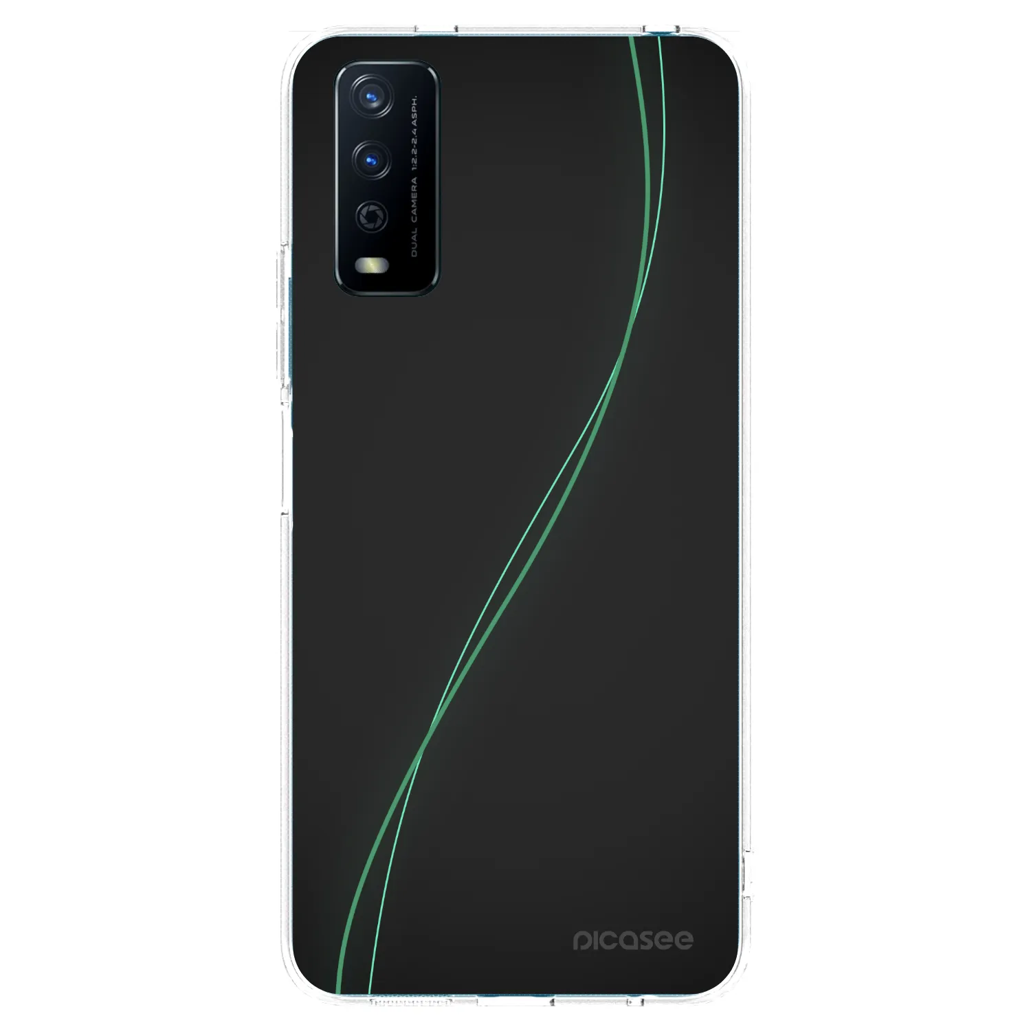 Picasee silikonový průhledný obal pro Vivo Y11s - Be Different