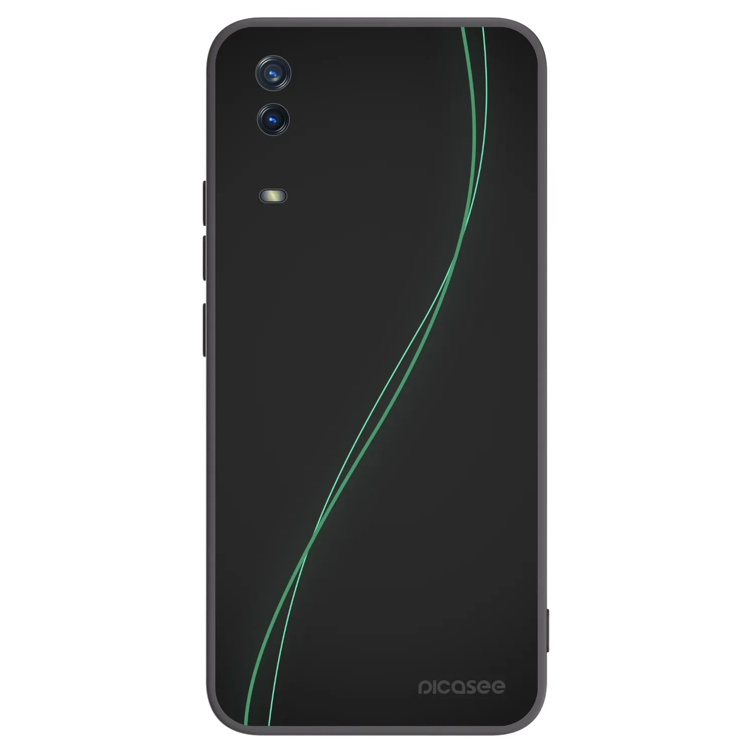 Picasee silikonový černý obal pro Vivo Y11s - Be Different