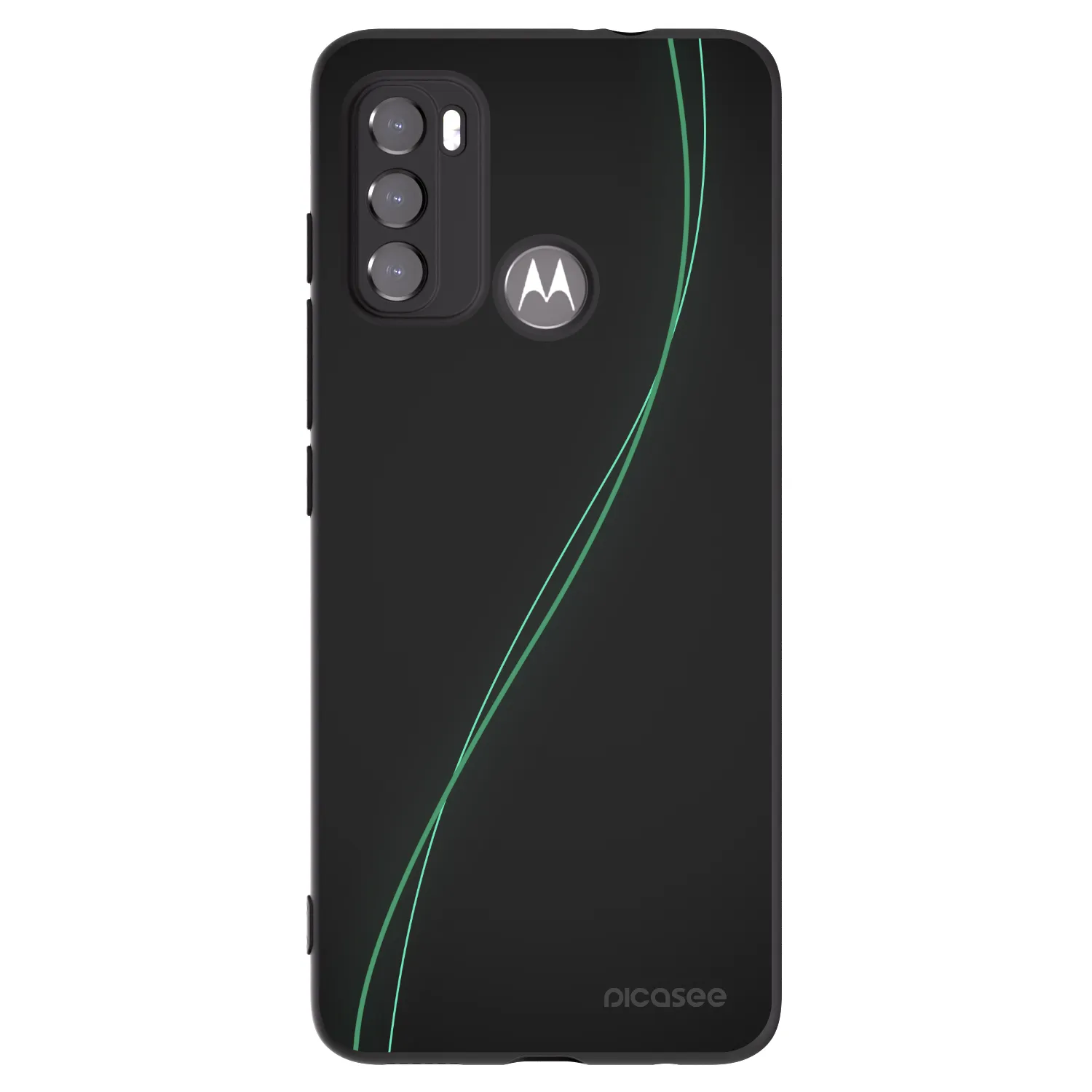 Picasee silikonový černý obal pro Motorola Moto G60 - Be Different