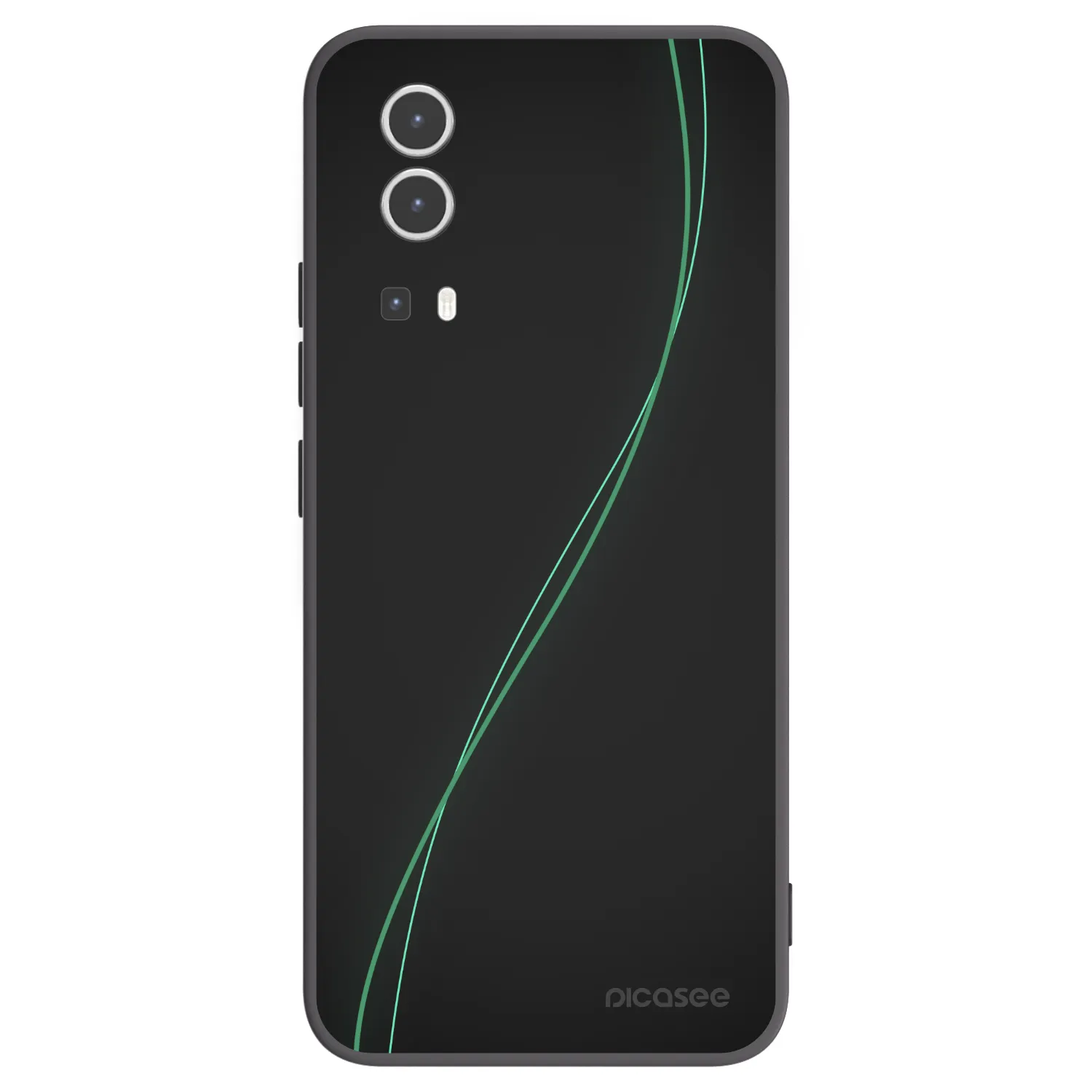 Picasee silikonový černý obal pro Vivo Y72 5G - Be Different