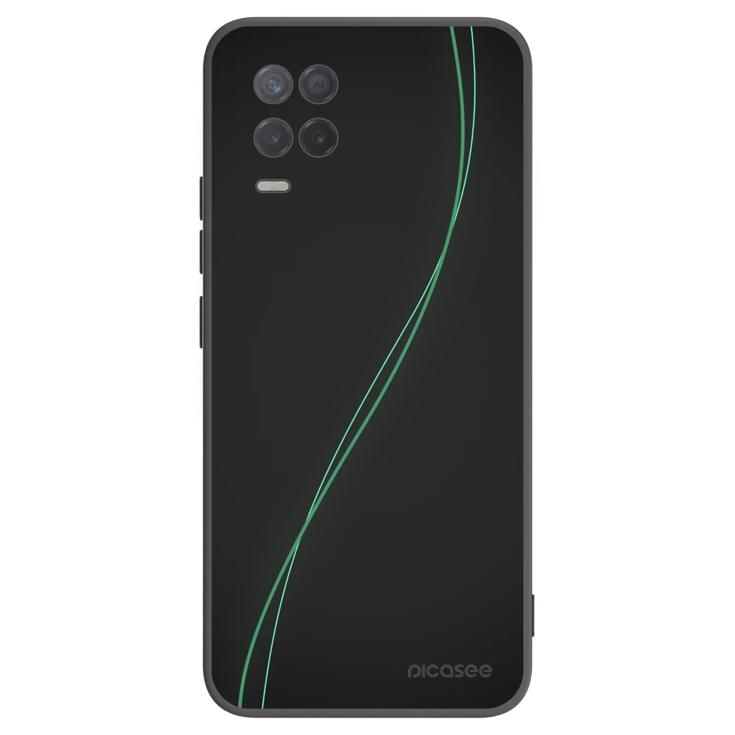 Picasee silikonový černý obal pro Realme 8 5G - Be Different