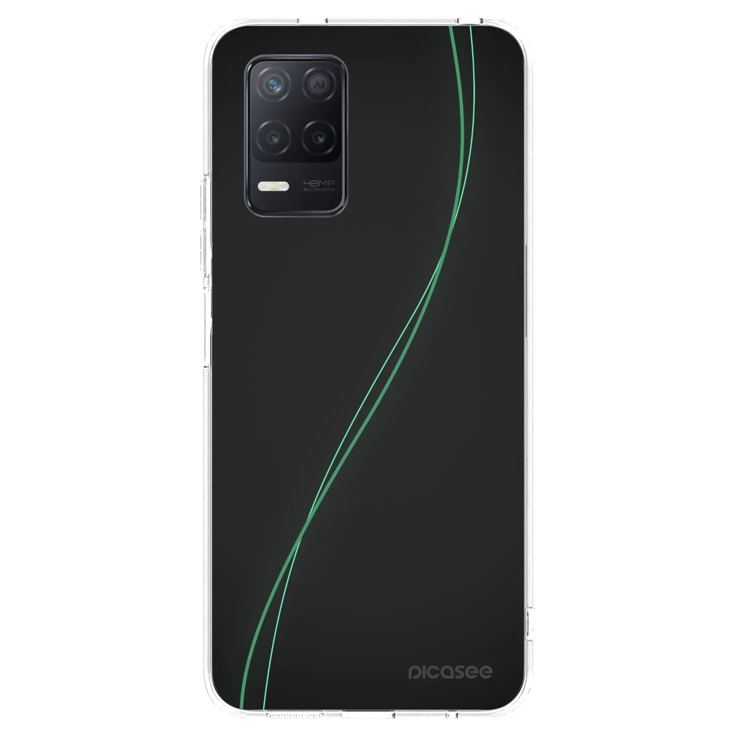 Picasee silikonový průhledný obal pro Realme 8 5G - Be Different
