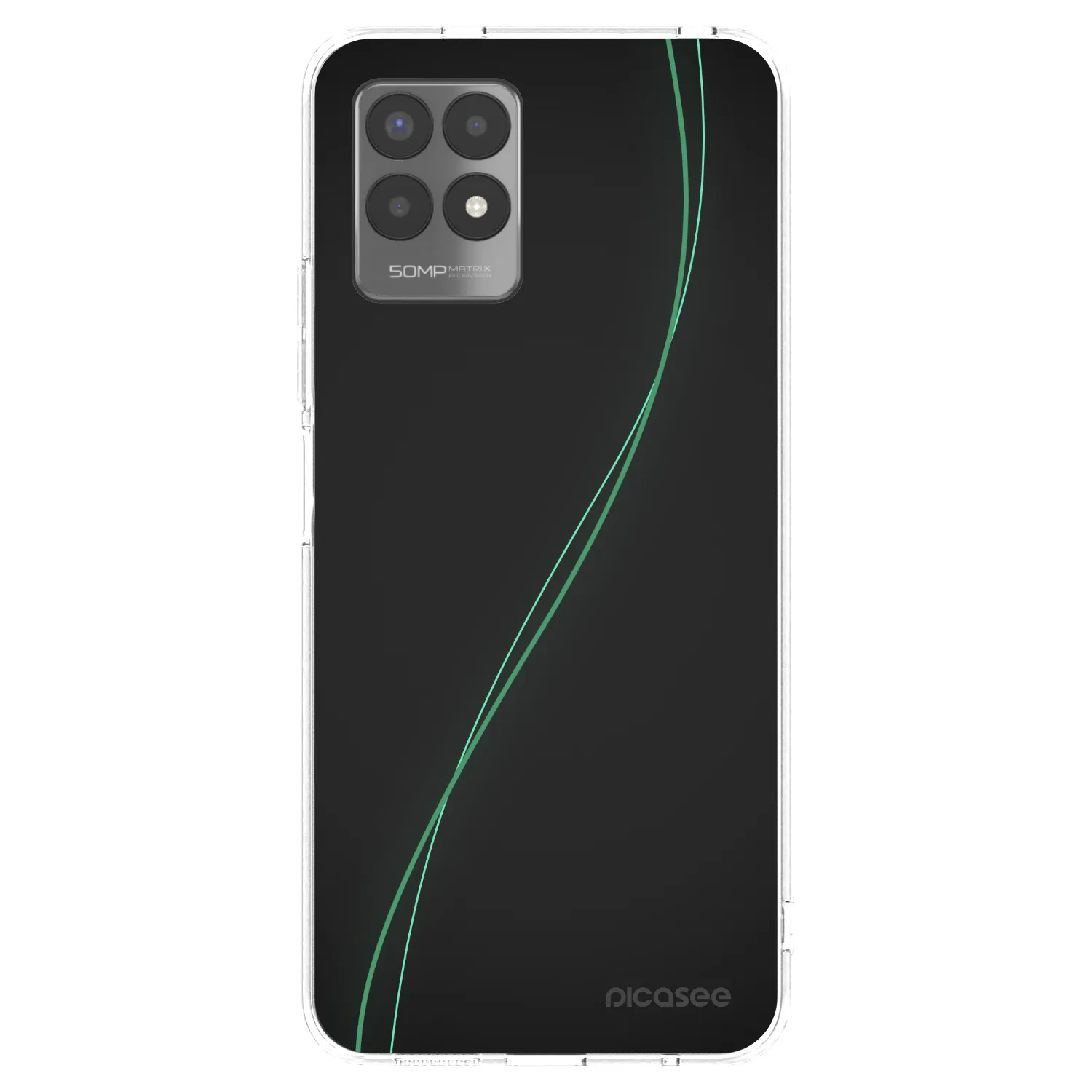 Picasee silikonový průhledný obal pro Realme 8i - Be Different