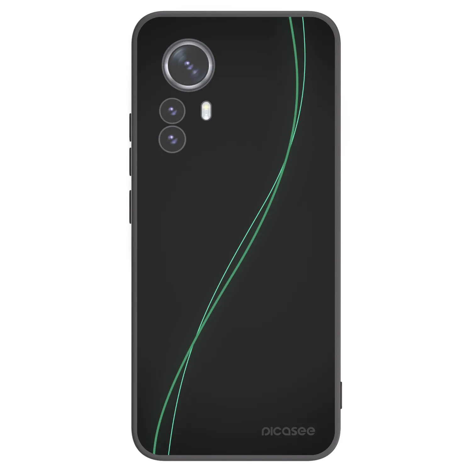 Picasee silikonový černý obal pro Xiaomi 12 Pro - Be Different