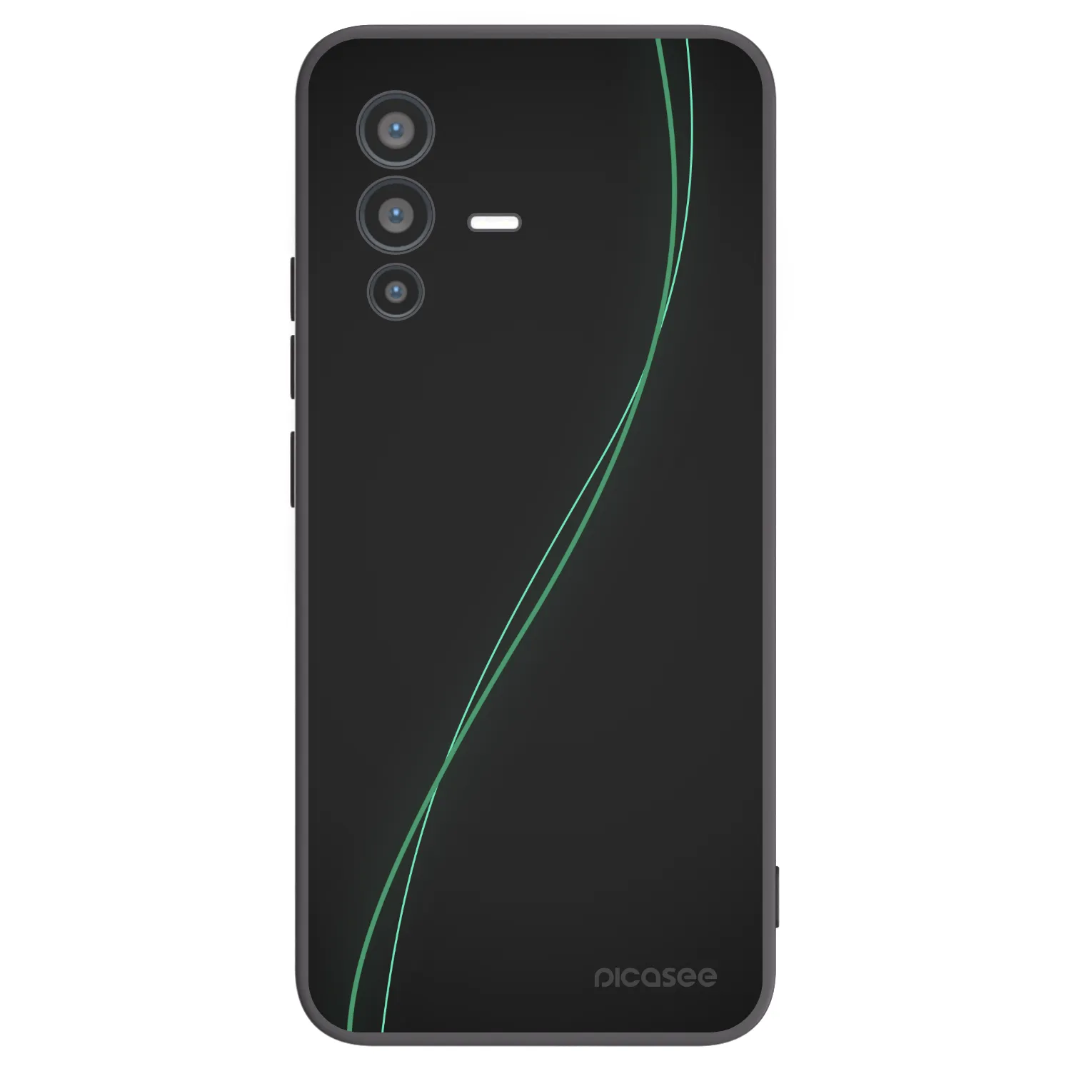 Picasee silikonový černý obal pro Vivo V23 5G - Be Different