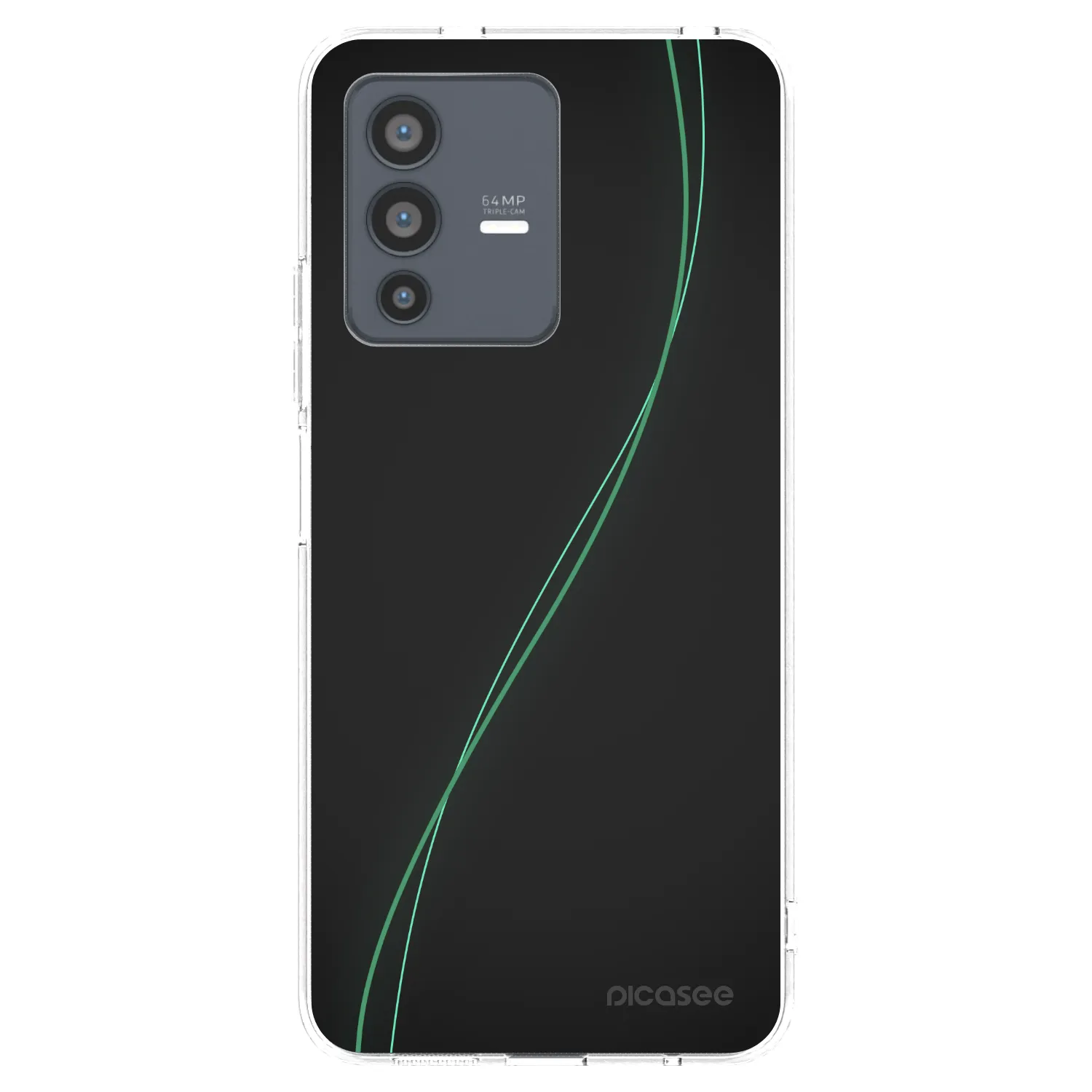 Picasee silikonový průhledný obal pro Vivo V23 5G - Be Different