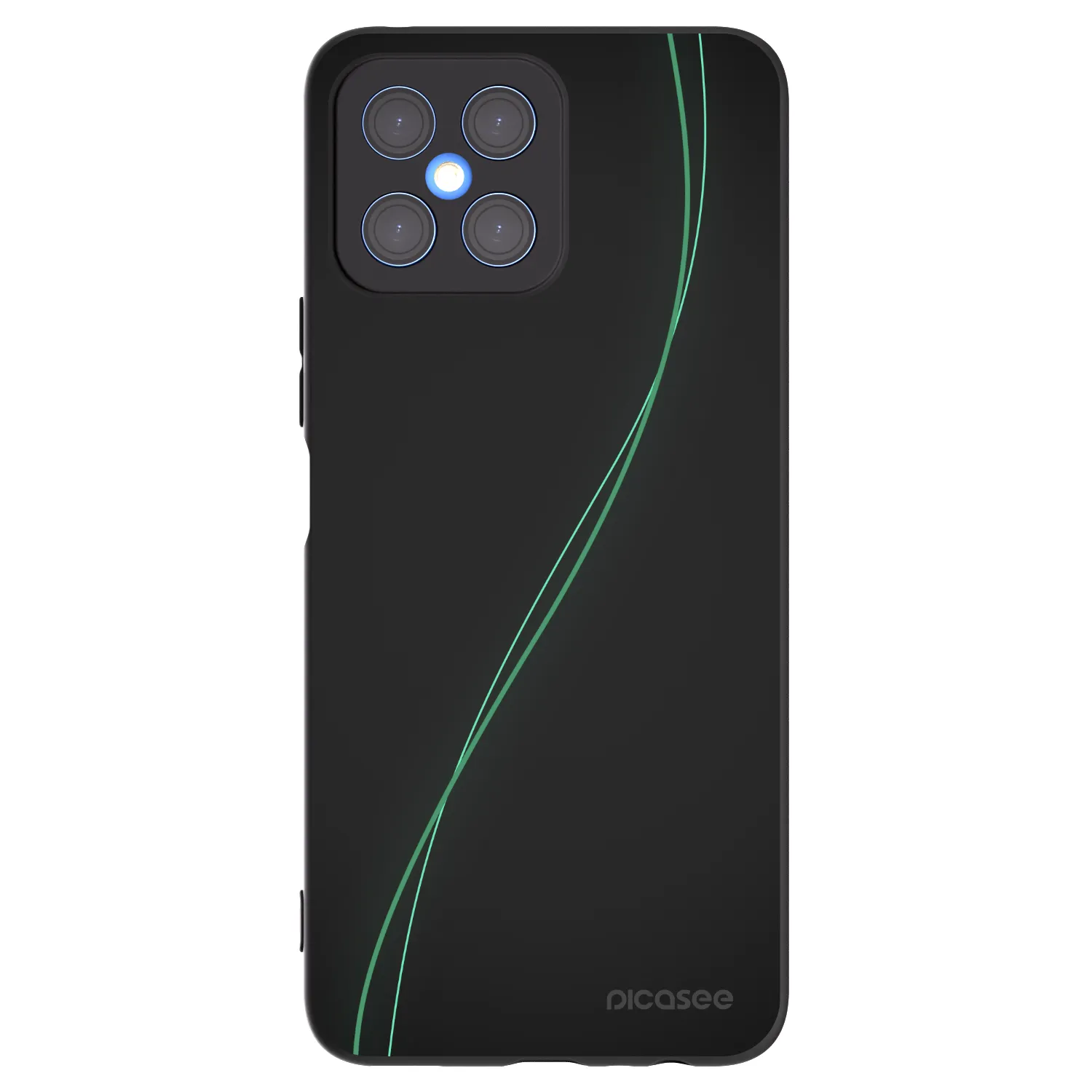 Picasee silikonový černý obal pro Honor X8 4G - Be Different