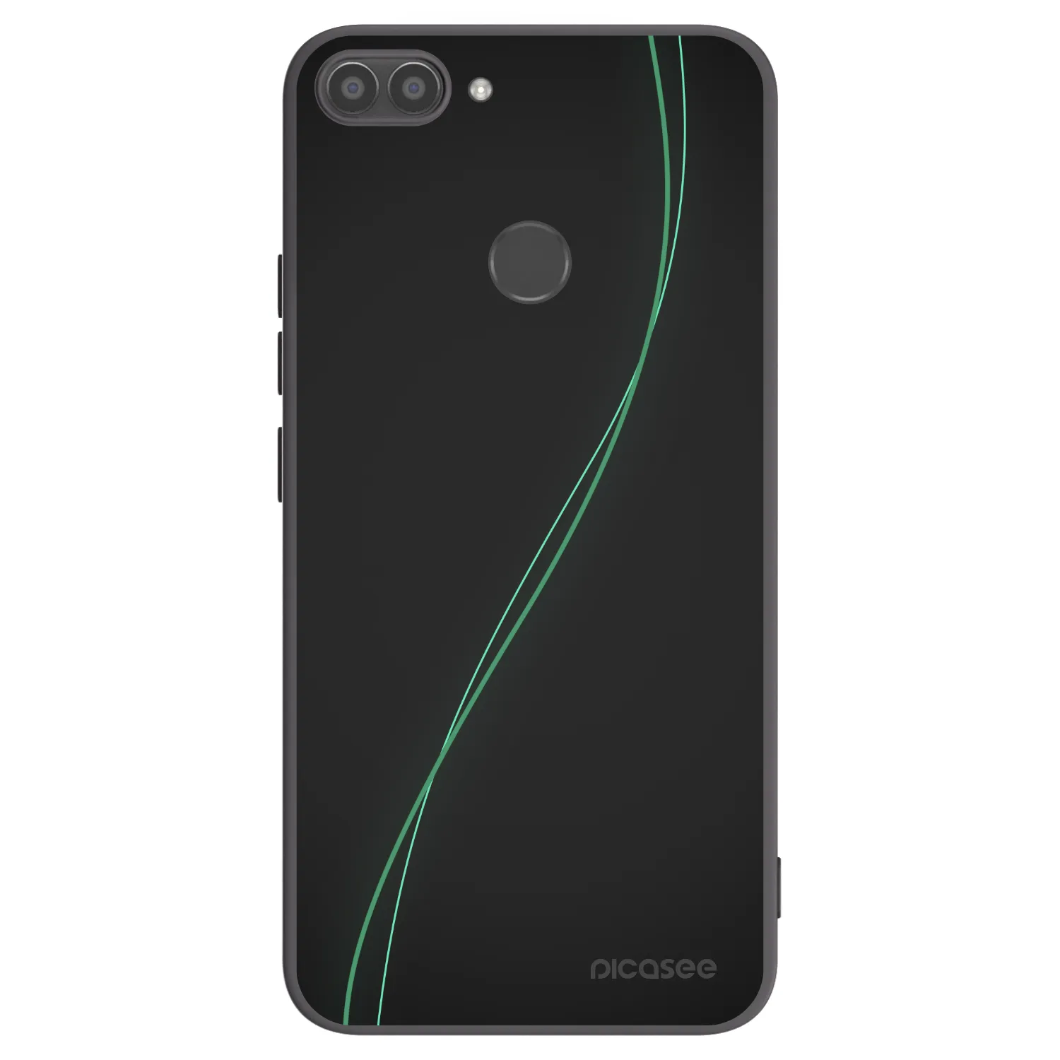 Picasee silikonový černý obal pro Huawei P Smart - Be Different
