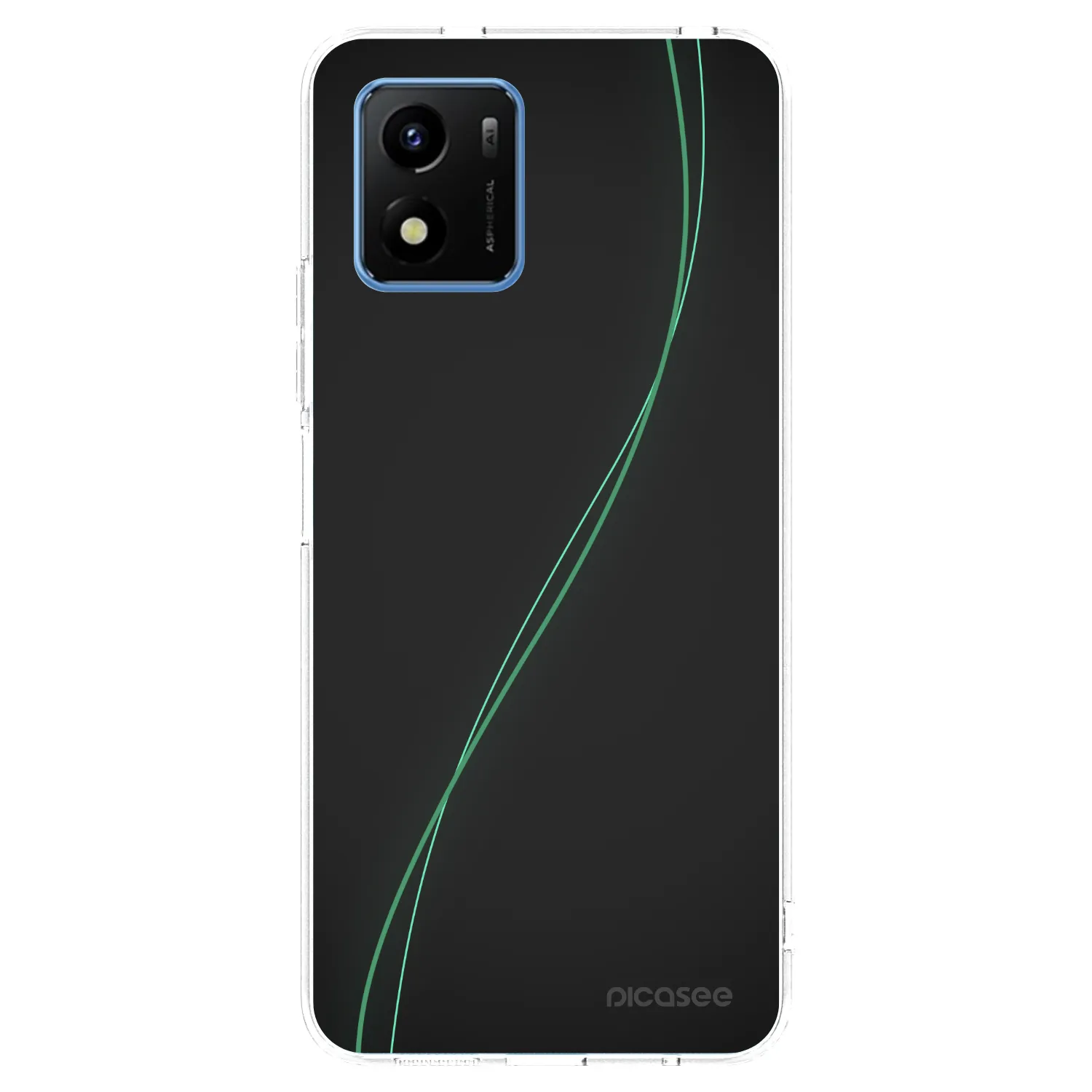Picasee silikonový průhledný obal pro Vivo Y01 - Be Different