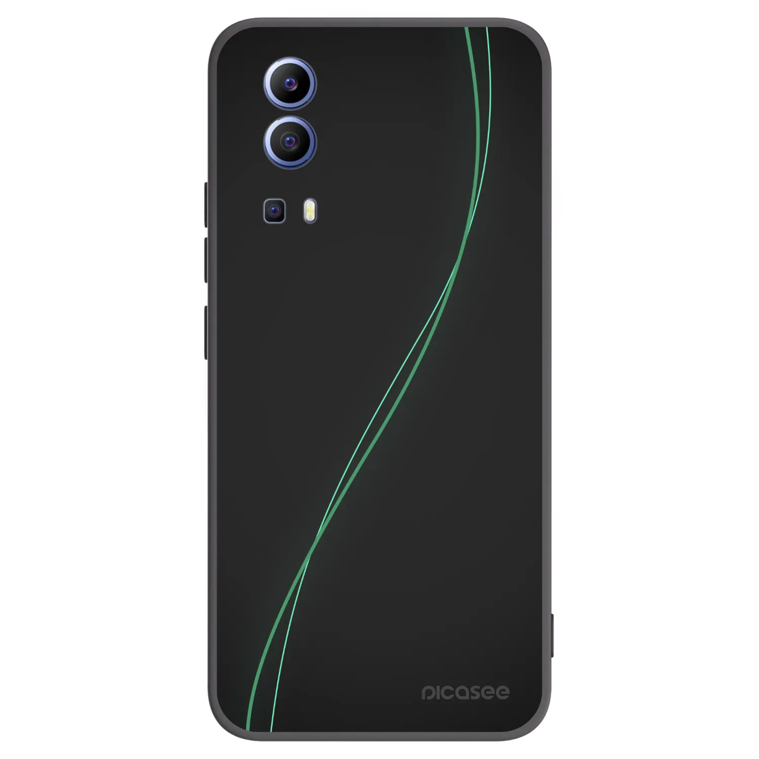 Picasee silikonový černý obal pro Vivo Y52 5G - Be Different