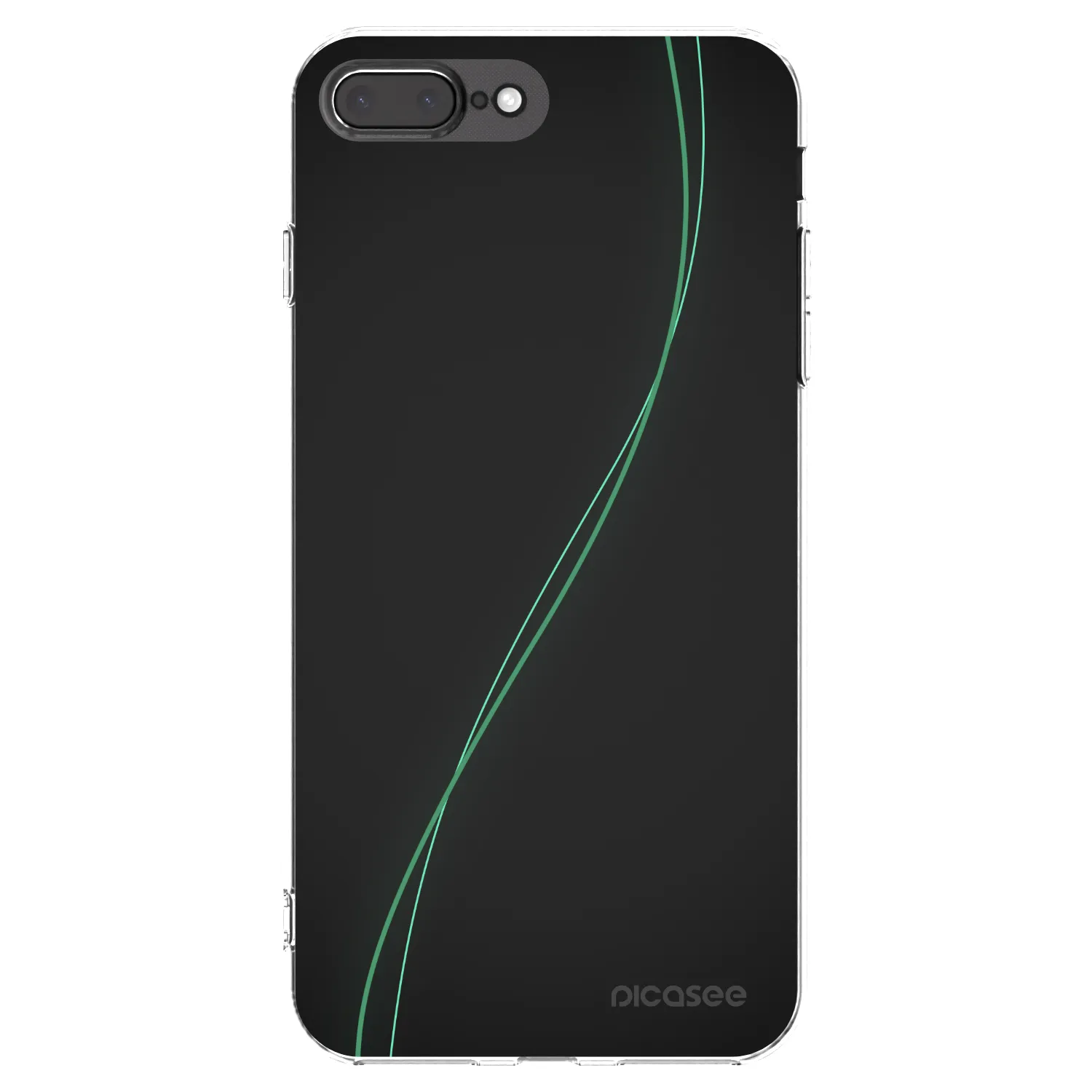 Picasee silikonový průhledný obal pro Apple iPhone 8 Plus - Be Different