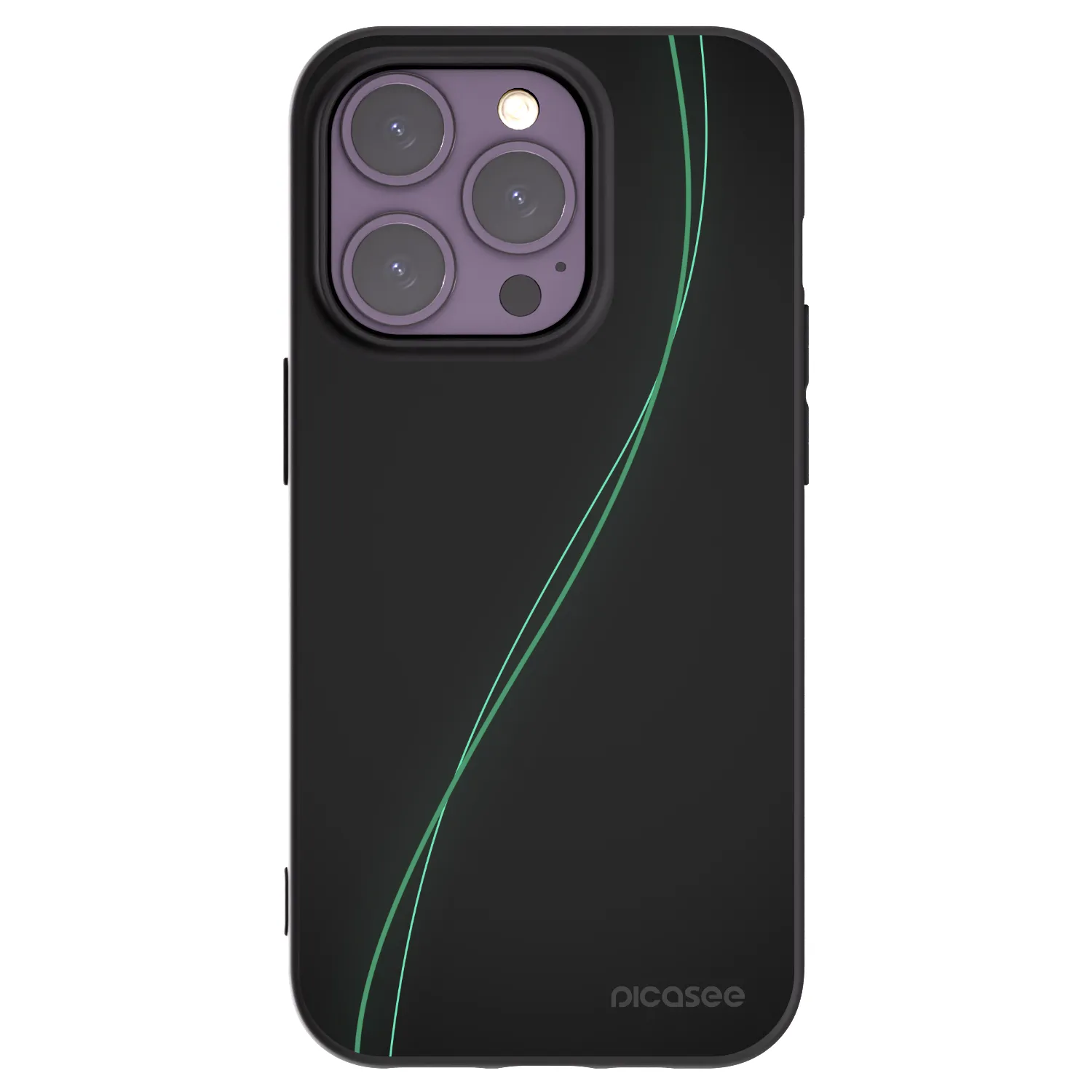 Picasee silikonový černý obal pro Apple iPhone 14 Pro - Be Different