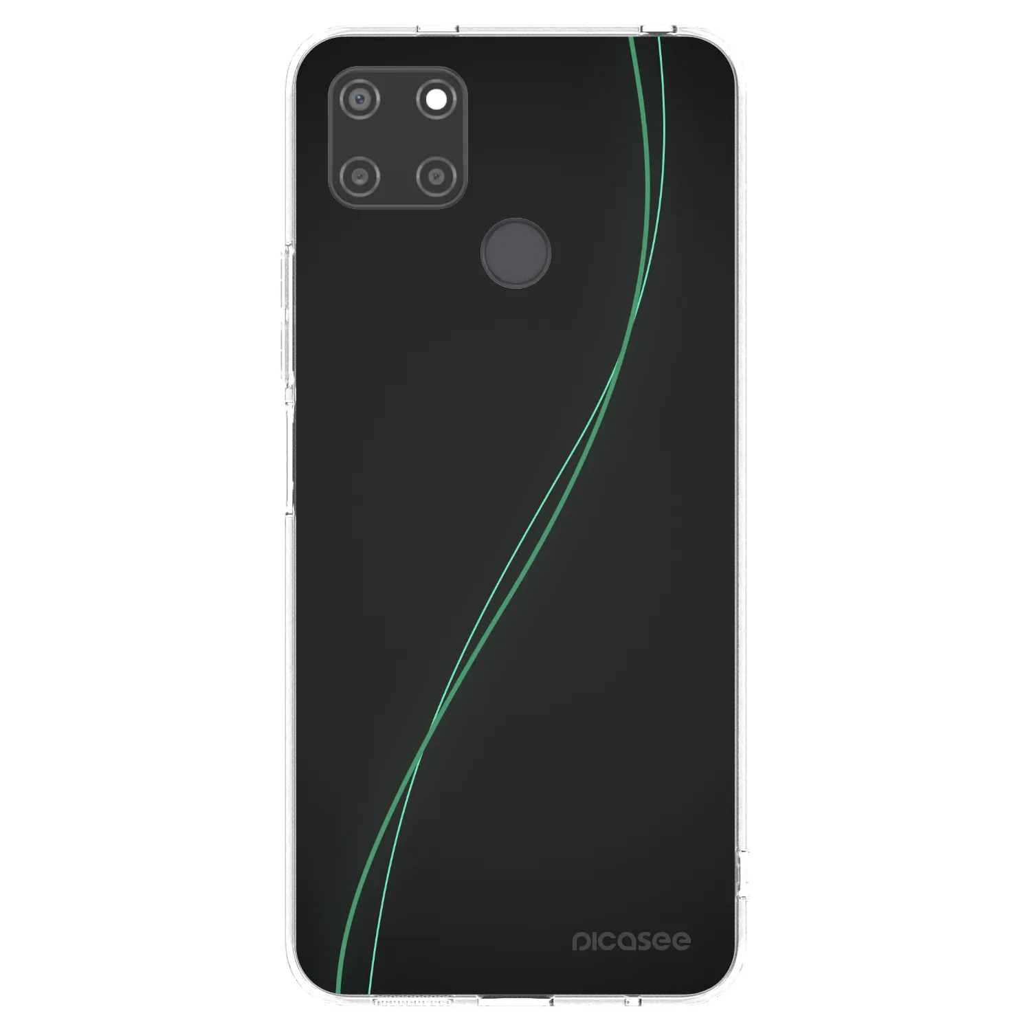 Picasee silikonový průhledný obal pro Realme C21Y - Be Different