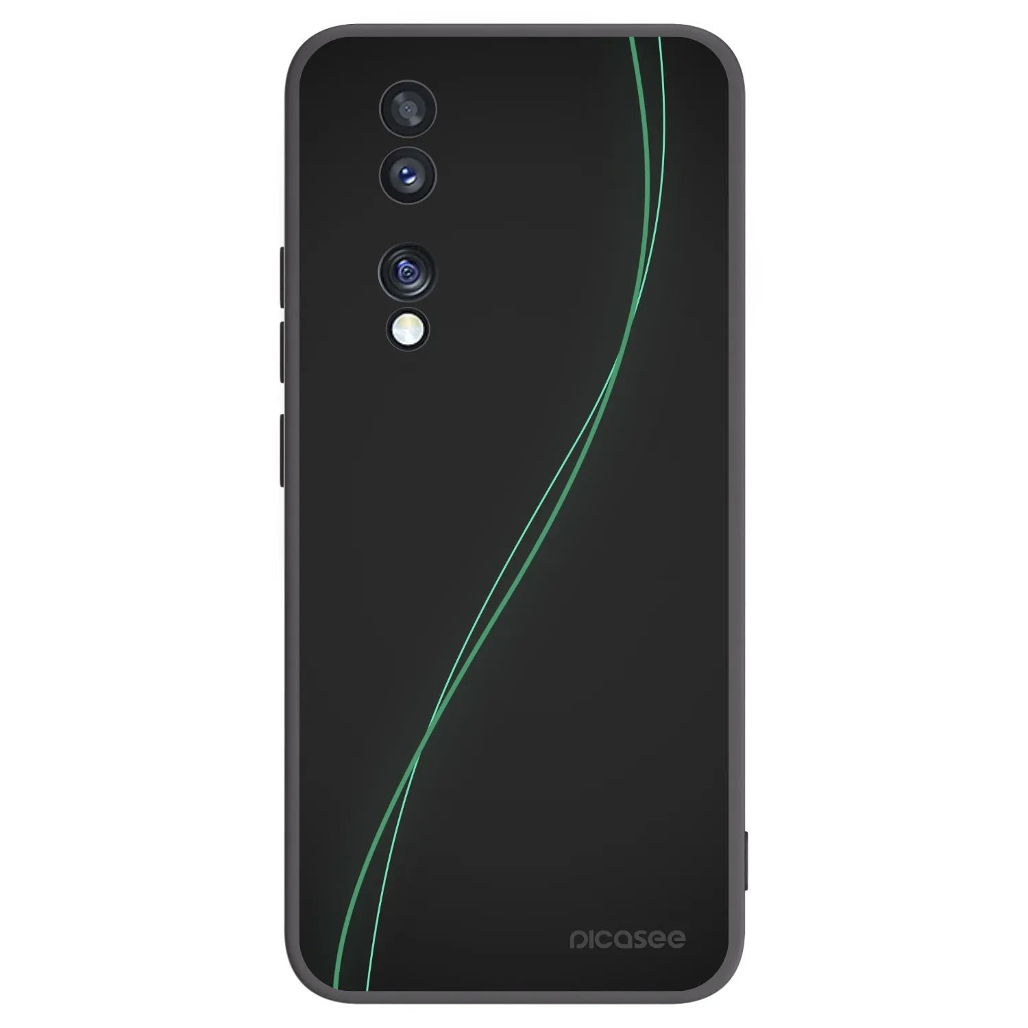 Picasee silikonový černý obal pro Honor 70 - Be Different