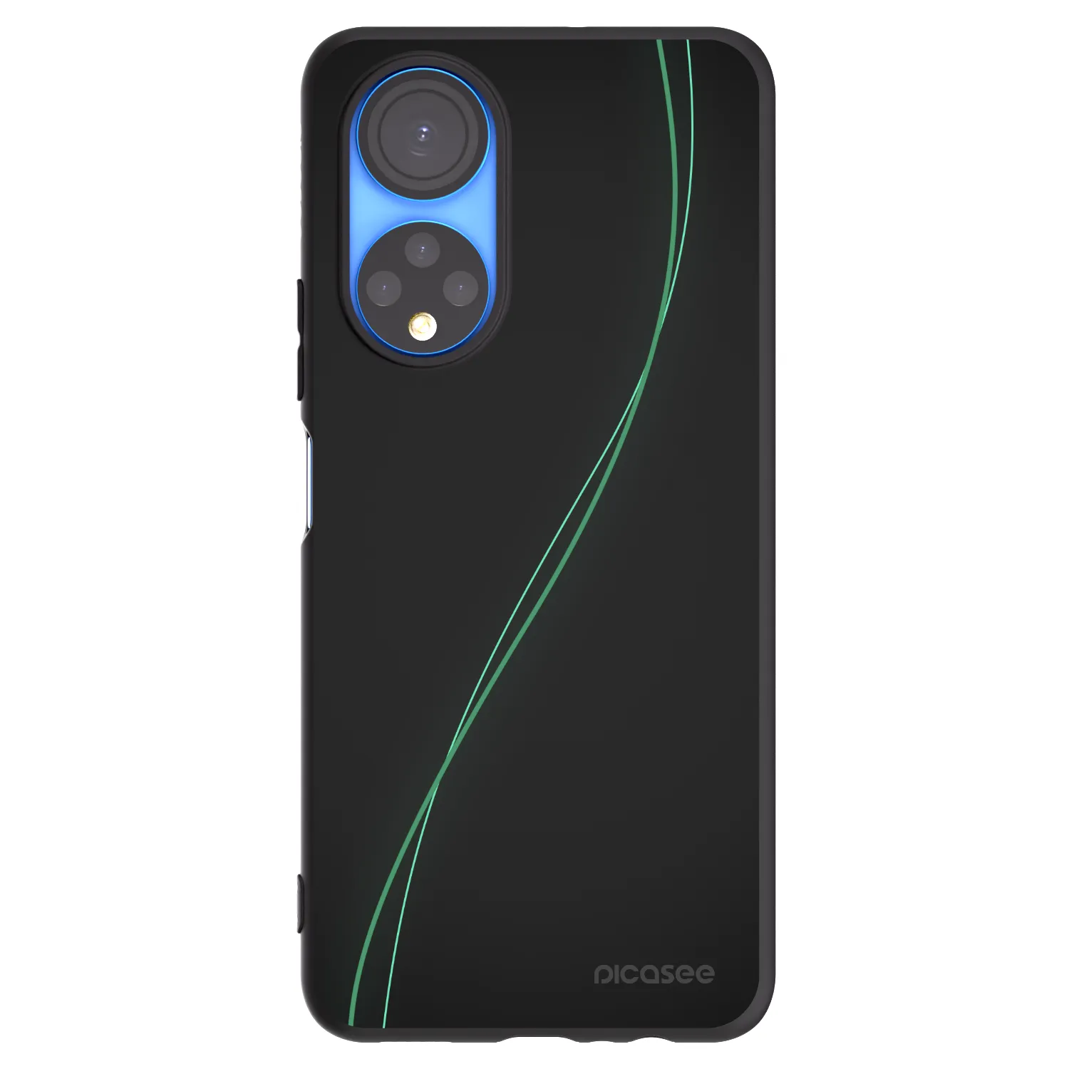 Picasee silikonový černý obal pro Honor X7 - Be Different