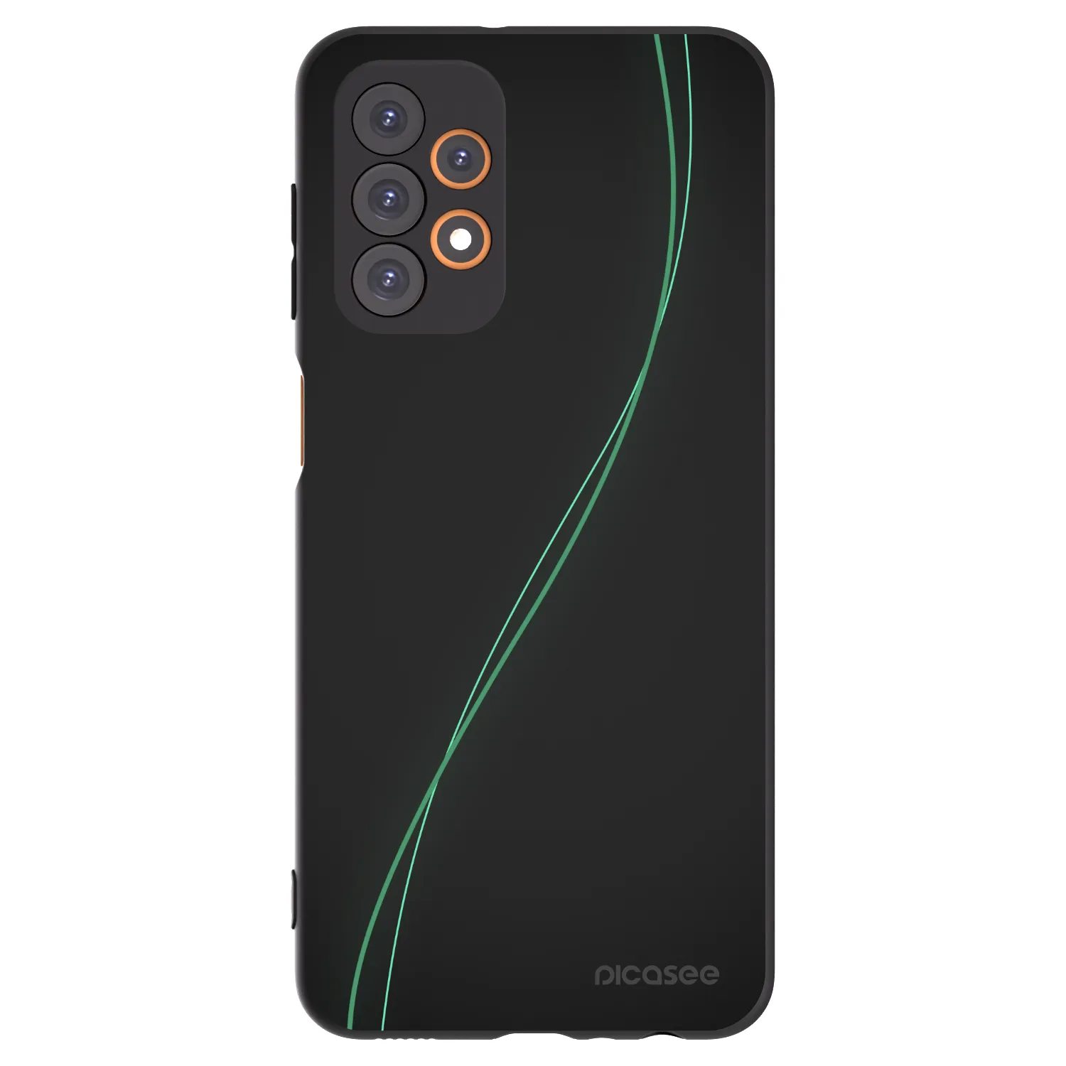 Picasee silikonový černý obal pro Samsung Galaxy A23 A235F 4G - Be Different