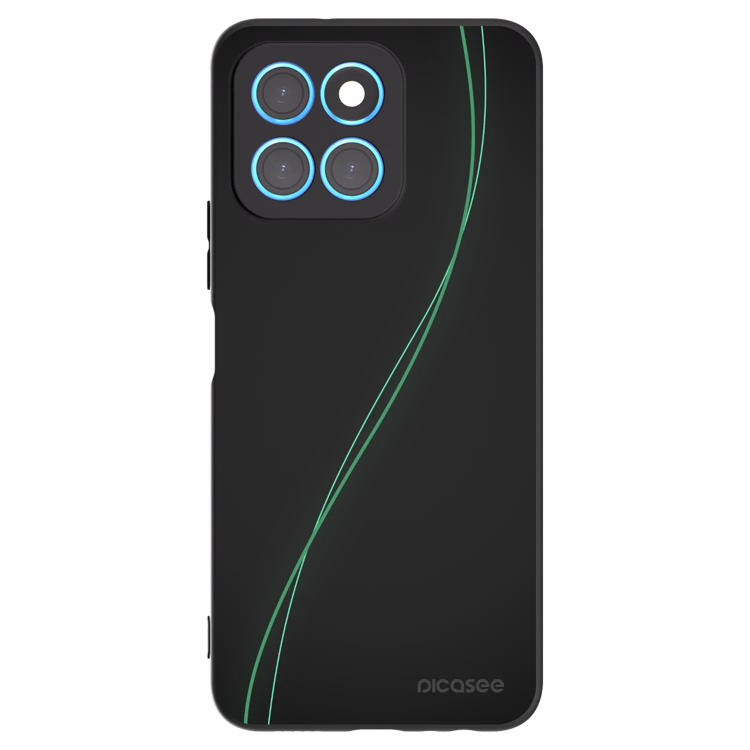 Picasee silikonový černý obal pro Honor X8 5G - Be Different