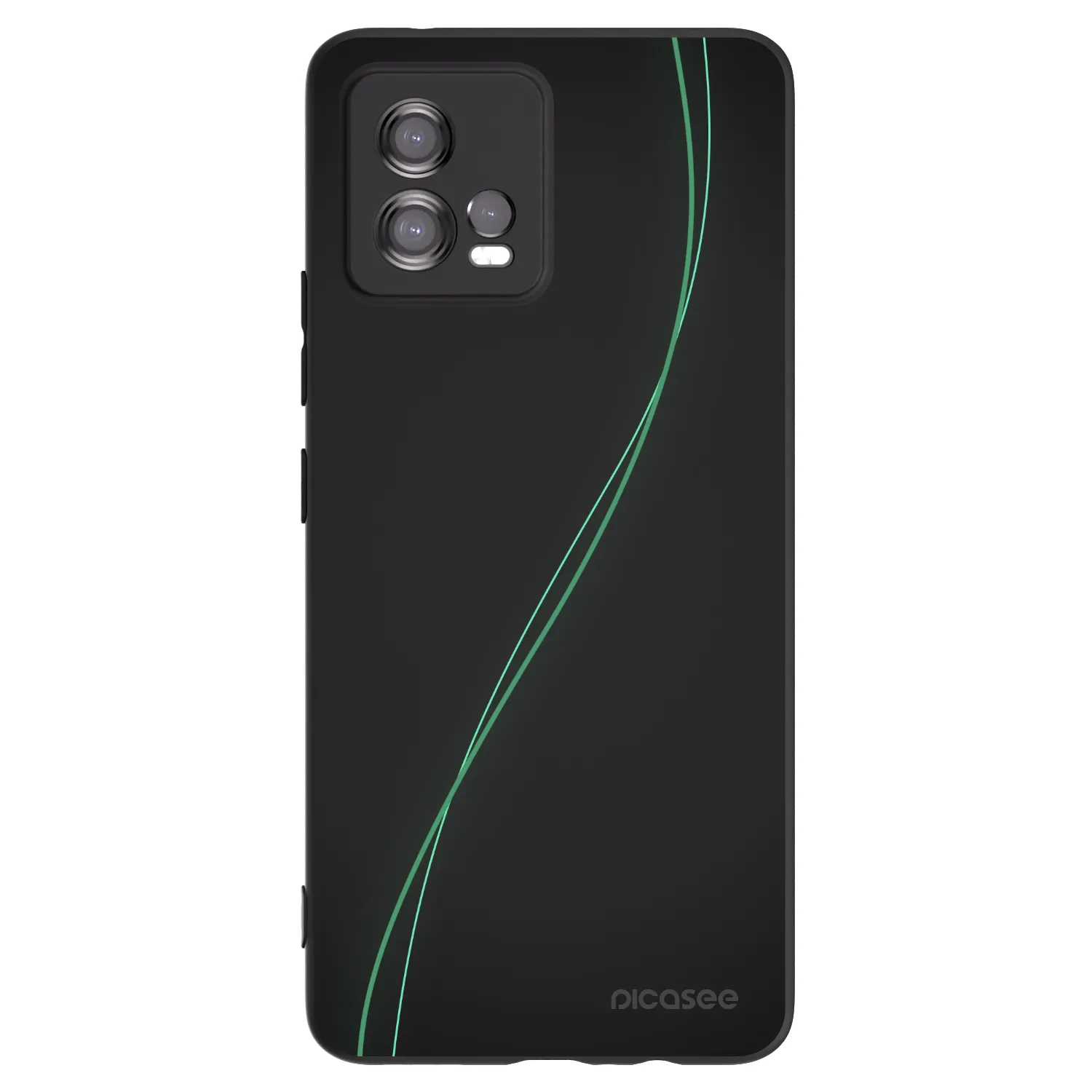 Picasee silikonový černý obal pro Motorola Moto G72 - Be Different