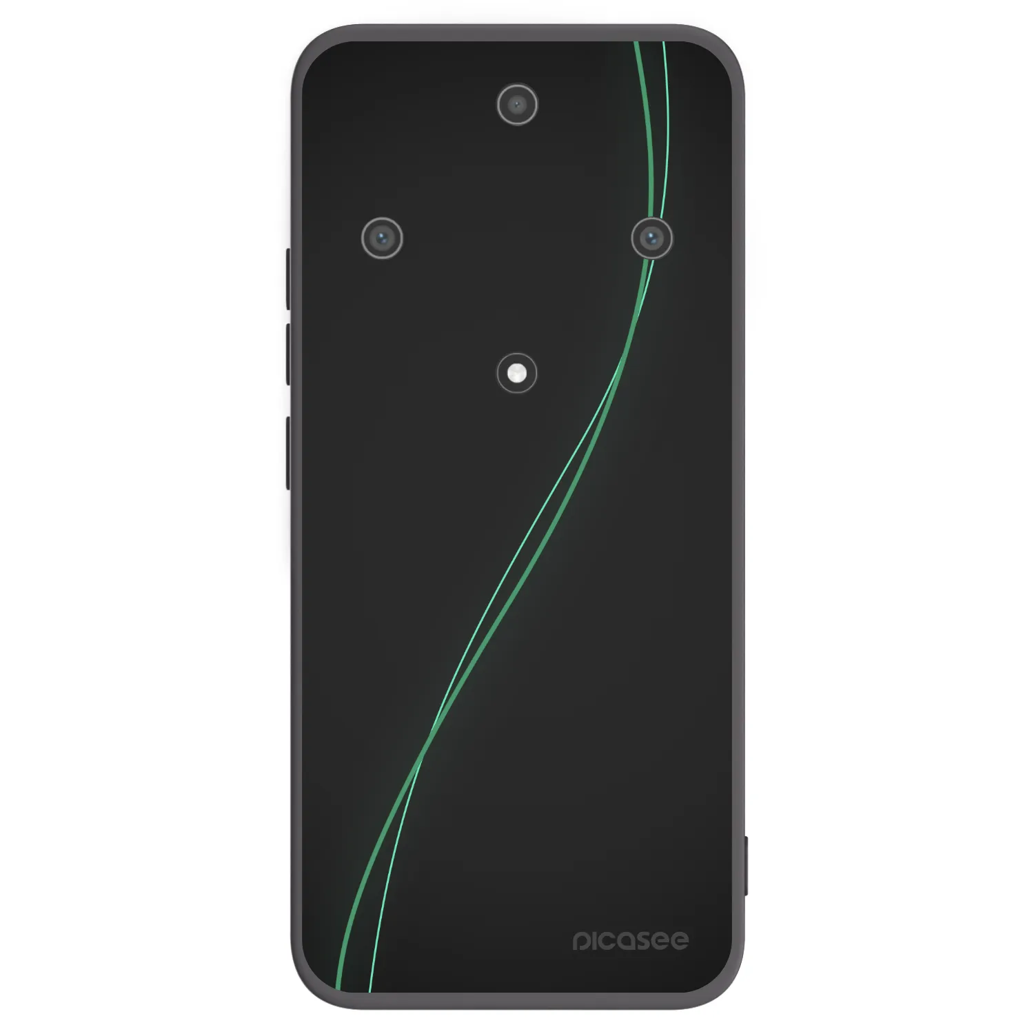 Picasee silikonový černý obal pro Honor Magic5 Lite 5G - Be Different