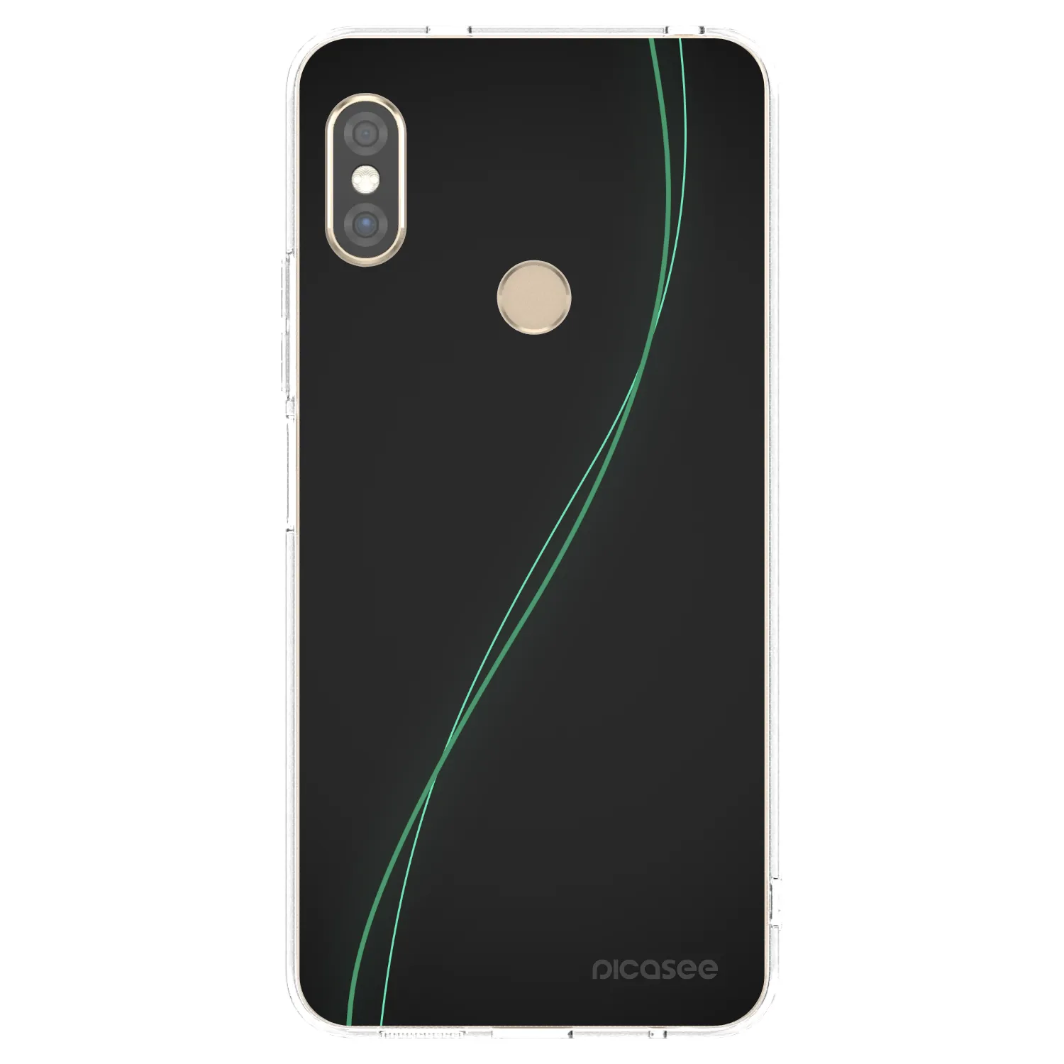 Picasee silikonový průhledný obal pro Xiaomi Redmi Note 5 Global - Be Different