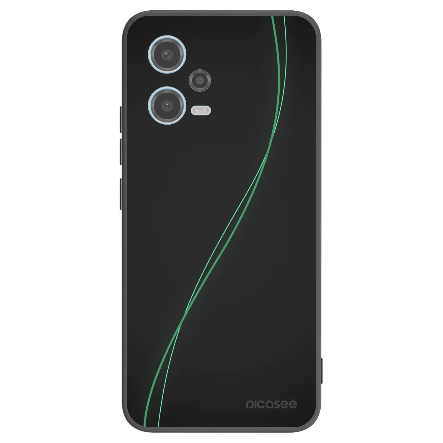 Picasee silikonový černý obal pro Xiaomi Redmi Note 12 5G - Be Different