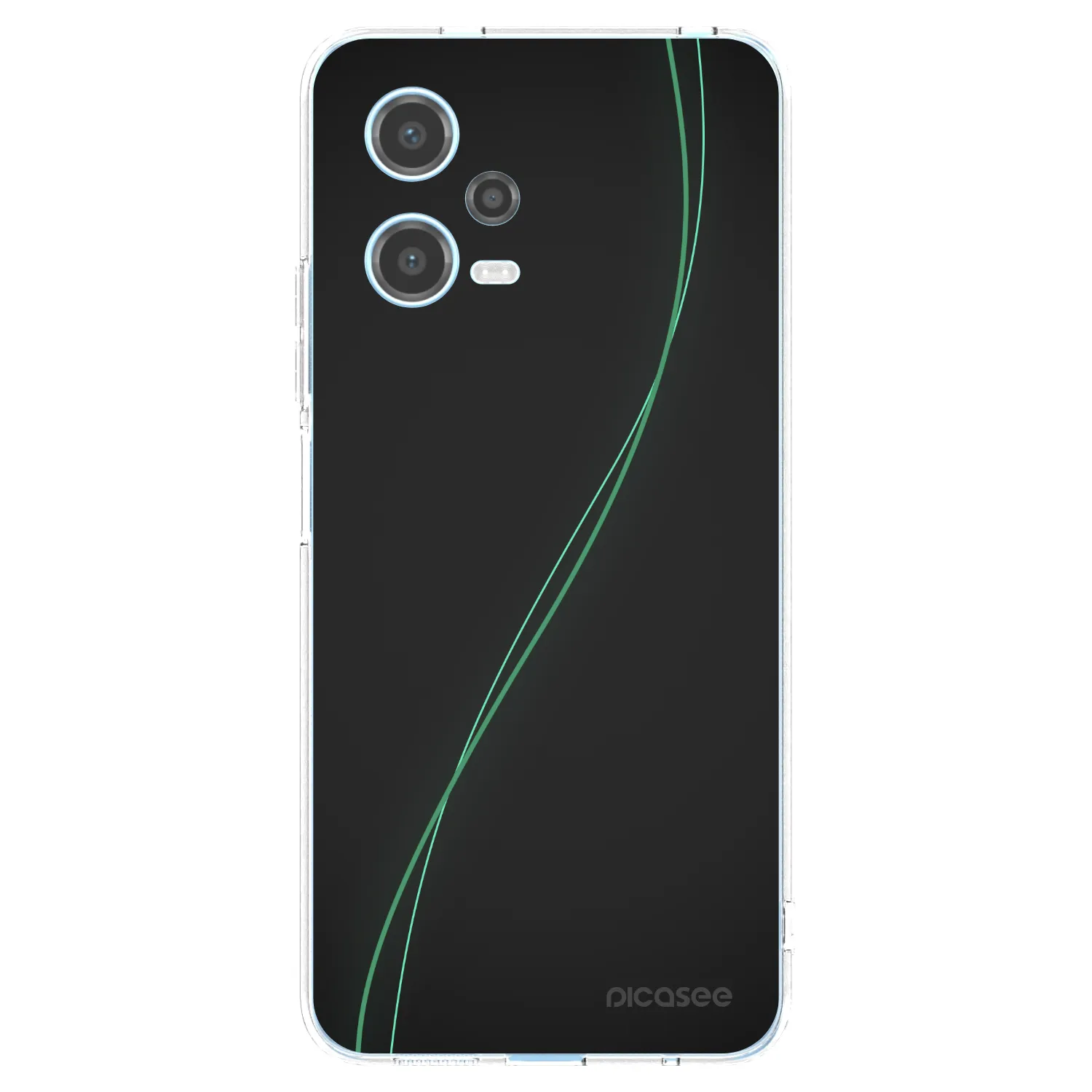 Picasee silikonový průhledný obal pro Xiaomi Redmi Note 12 5G - Be Different
