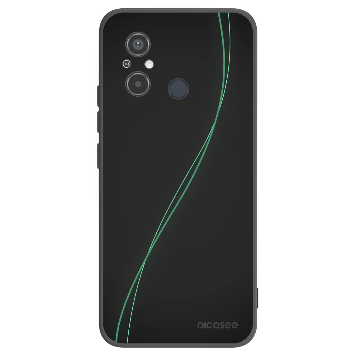 Picasee silikonový černý obal pro Xiaomi Redmi 12C - Be Different