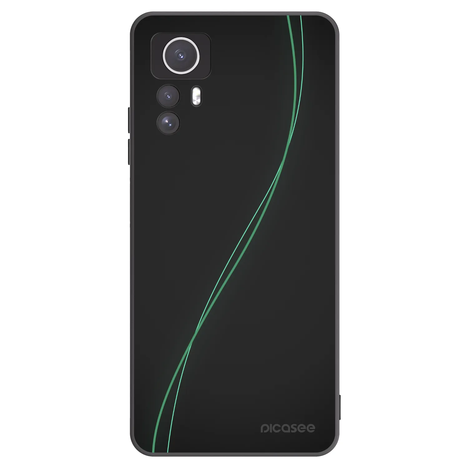 Picasee silikonový černý obal pro Xiaomi Redmi Note 12S - Be Different