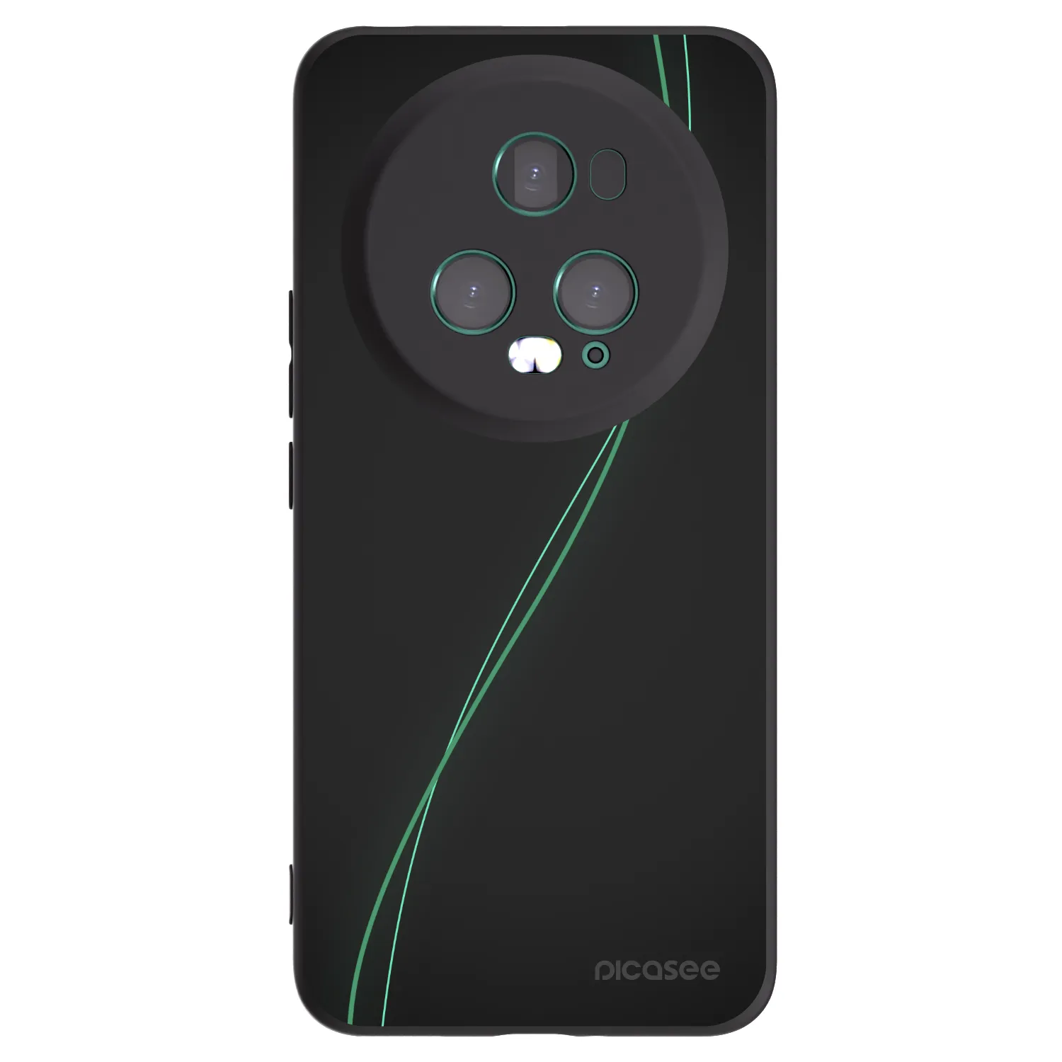 Picasee silikonový černý obal pro Honor Magic5 Pro - Be Different