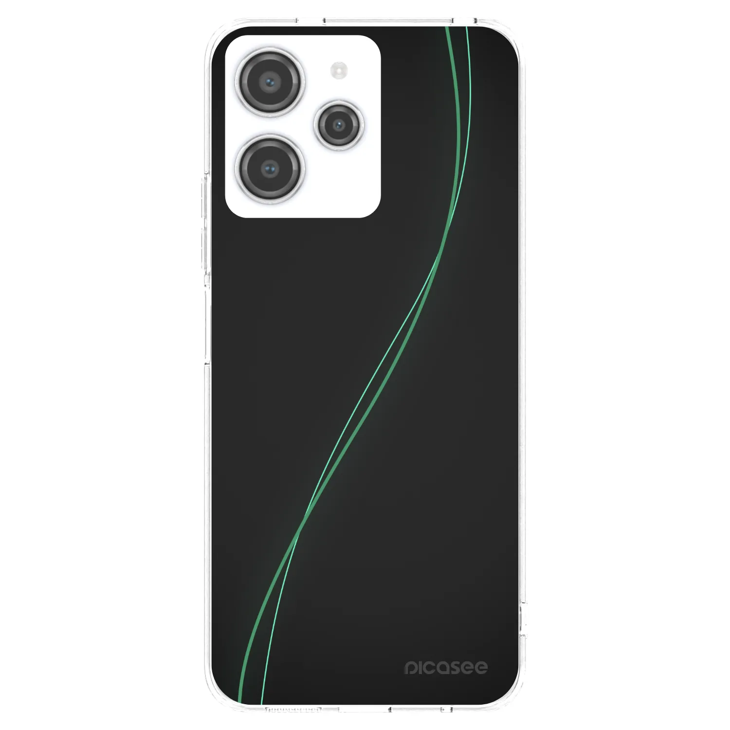 Picasee silikonový průhledný obal pro Xiaomi Redmi 12 4G - Be Different