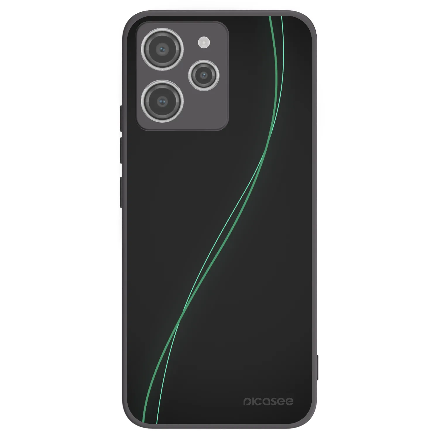 Picasee silikonový černý obal pro Xiaomi Redmi 12 4G - Be Different