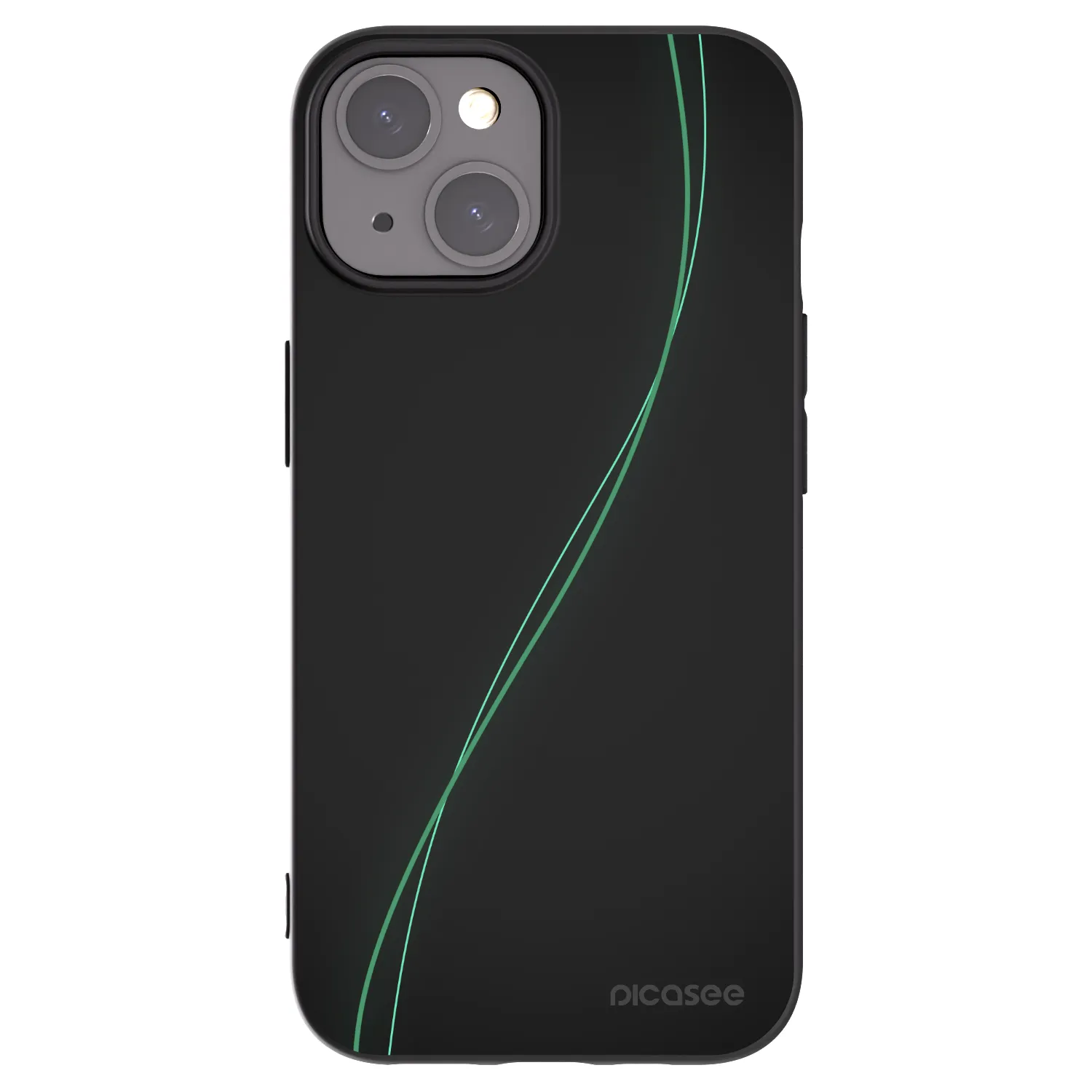 Picasee silikonový černý obal pro Apple iPhone 15 - Be Different