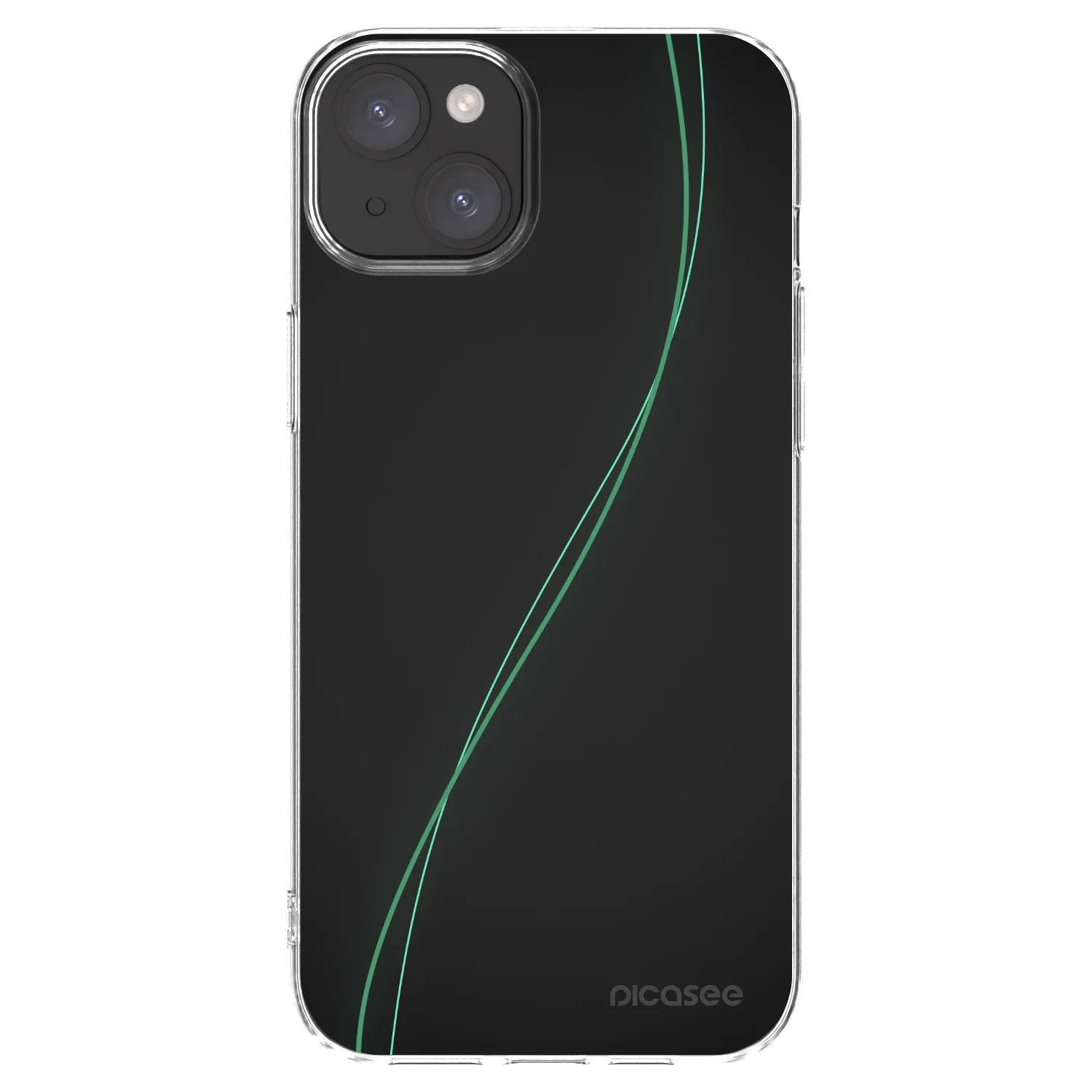 Picasee silikonový průhledný obal pro Apple iPhone 15 Plus - Be Different