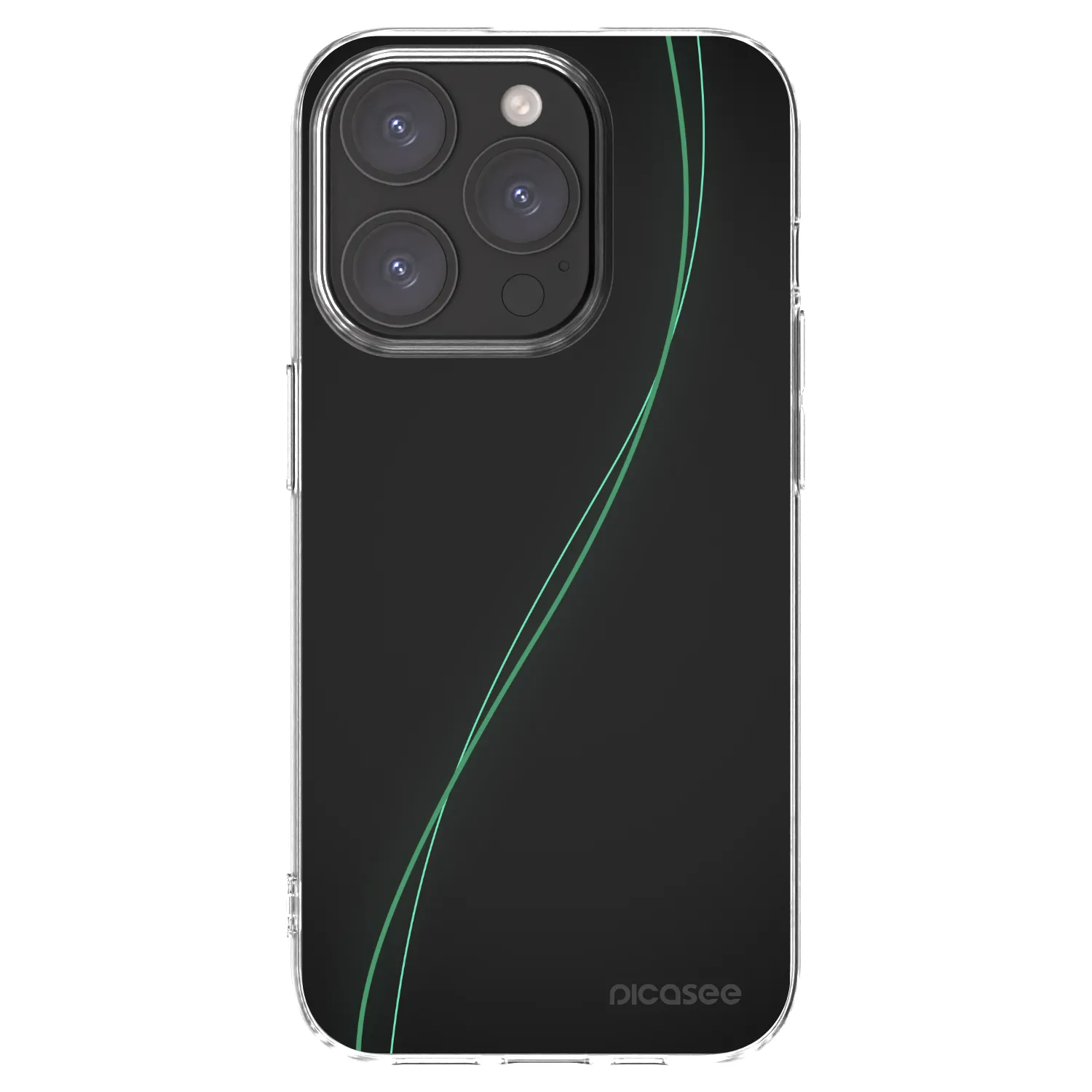 Picasee silikonový průhledný obal pro Apple iPhone 15 Pro - Be Different