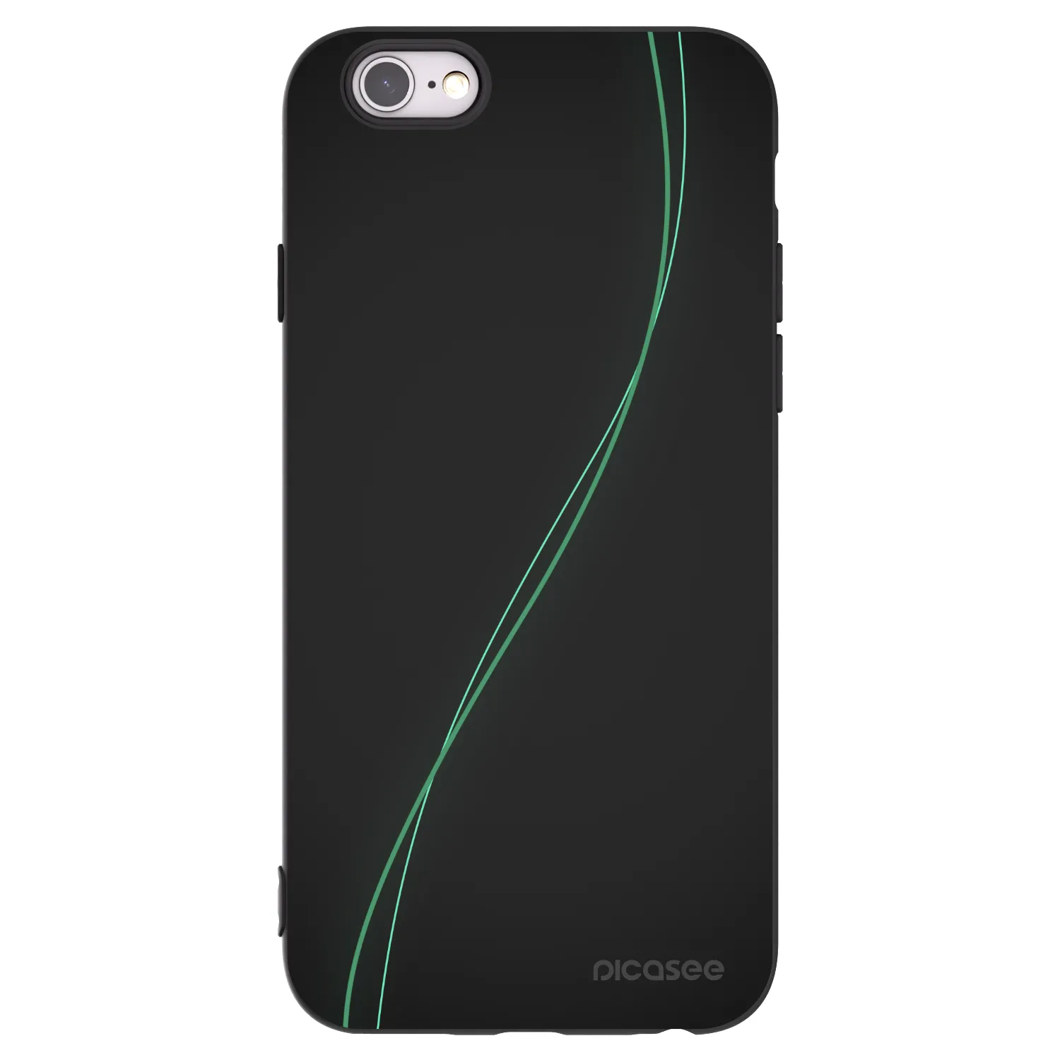 Picasee silikonový černý obal pro Apple iPhone 6/6S - Be Different