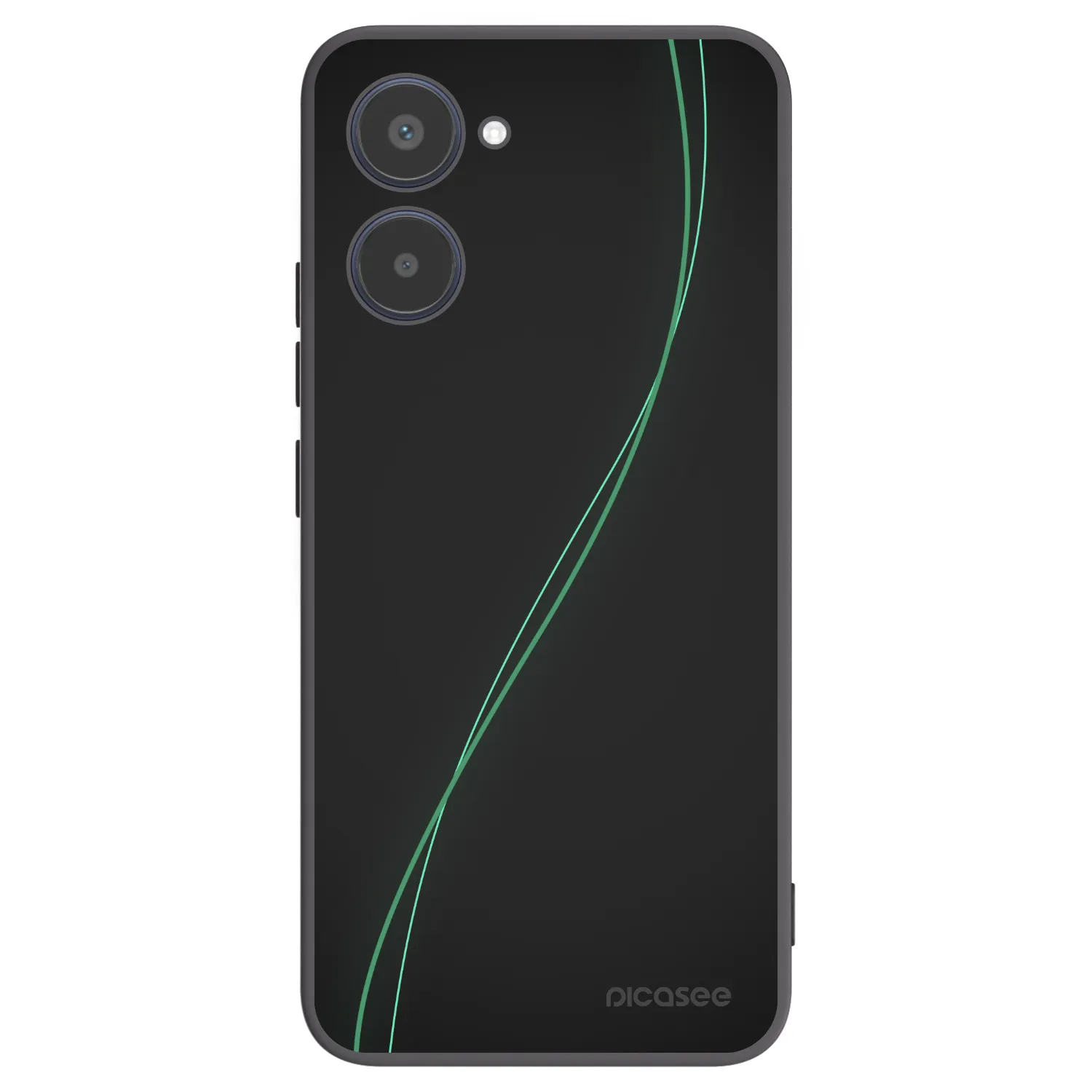 Picasee silikonový černý obal pro Realme 10 4G - Be Different