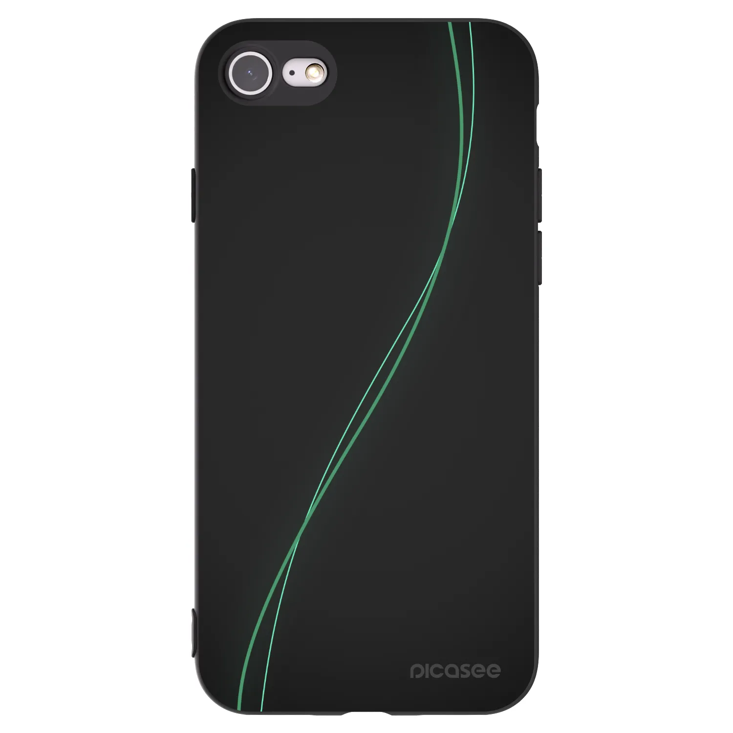 Picasee silikonový černý obal pro Apple iPhone 7 - Be Different