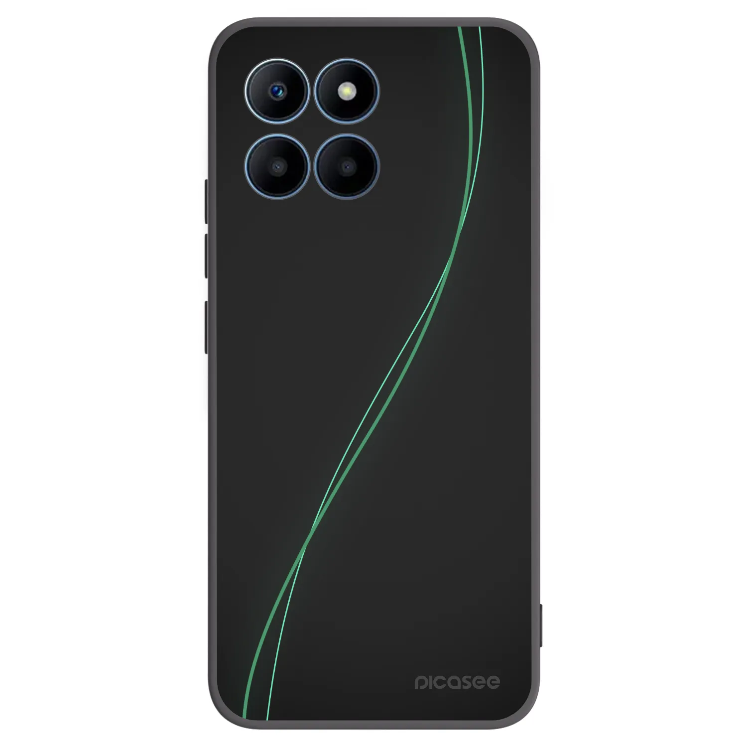 Picasee silikonový černý obal pro Honor 70 Lite - Be Different