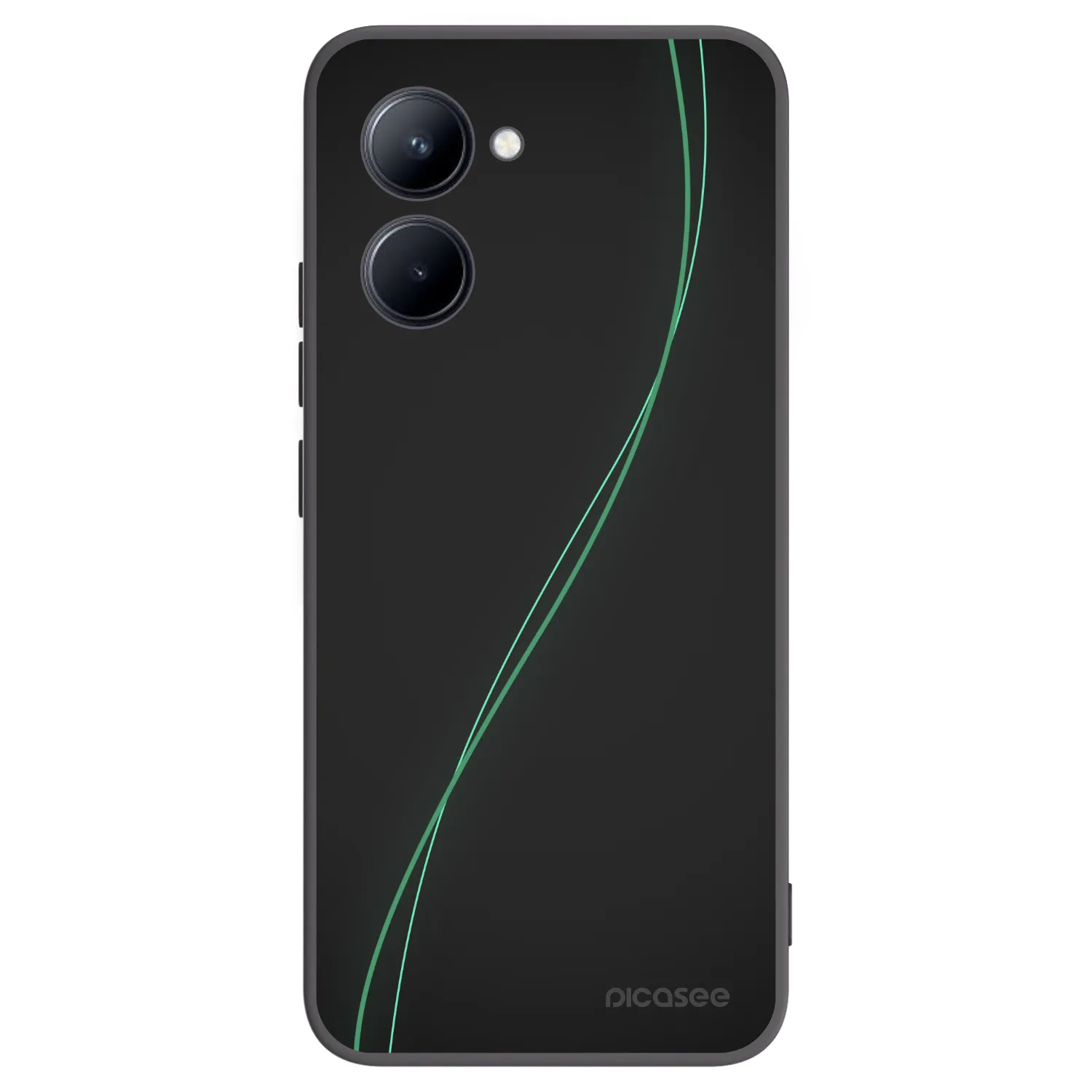 Picasee silikonový černý obal pro Realme C33 (2023) - Be Different