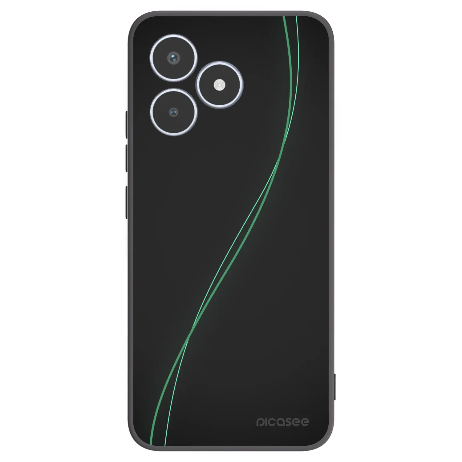 Picasee silikonový černý obal pro Realme C53 - Be Different