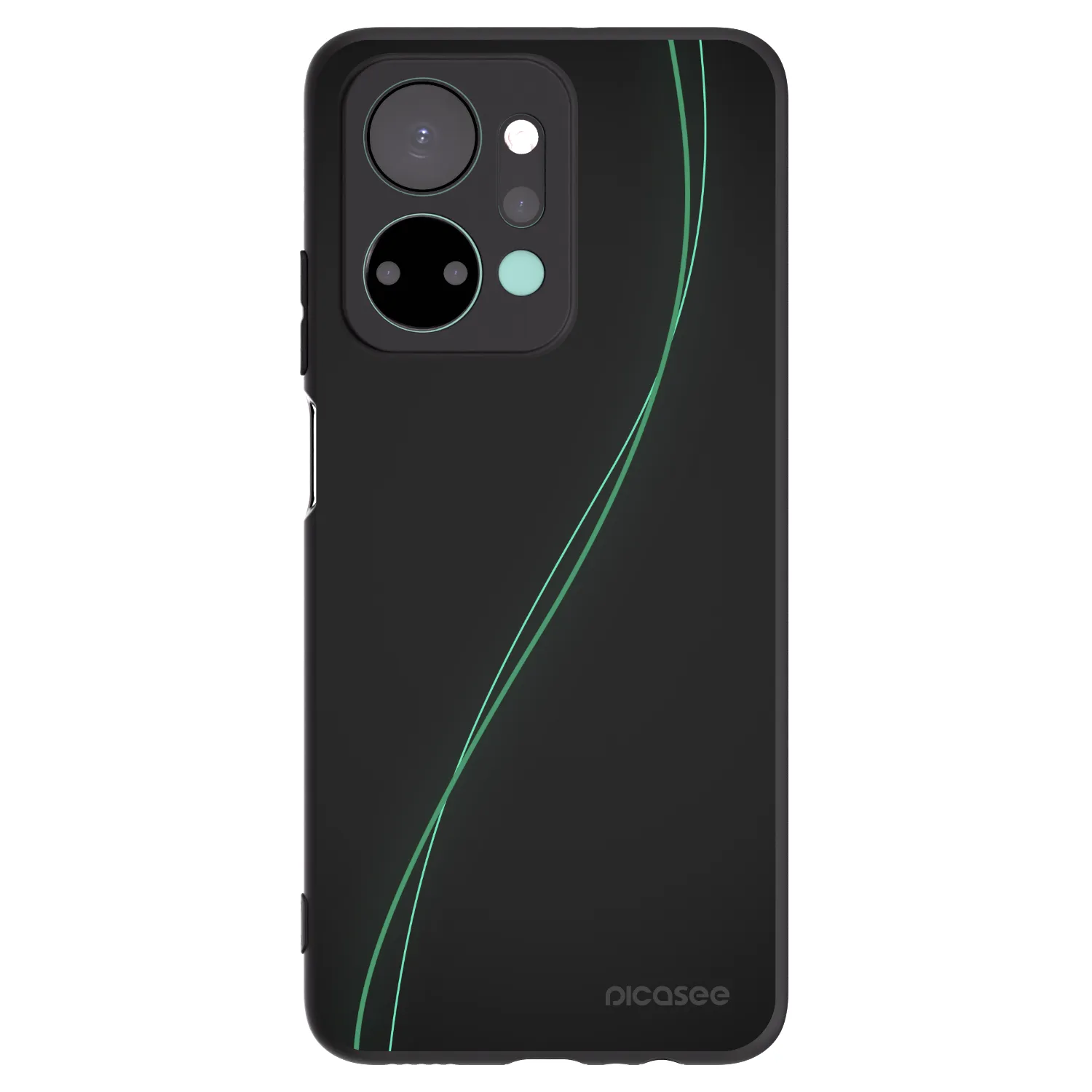 Picasee silikonový černý obal pro Honor X7a - Be Different