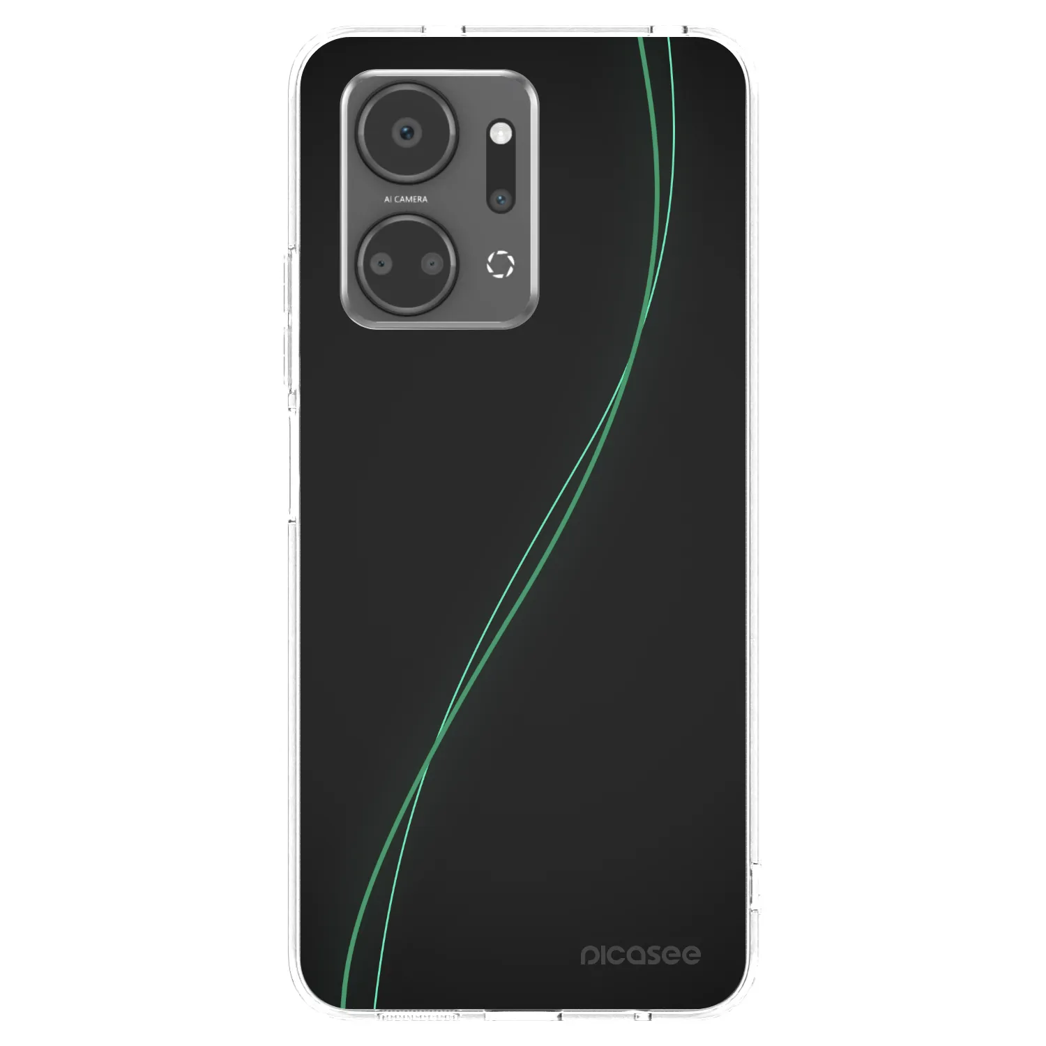 Picasee silikonový průhledný obal pro Honor X7a - Be Different