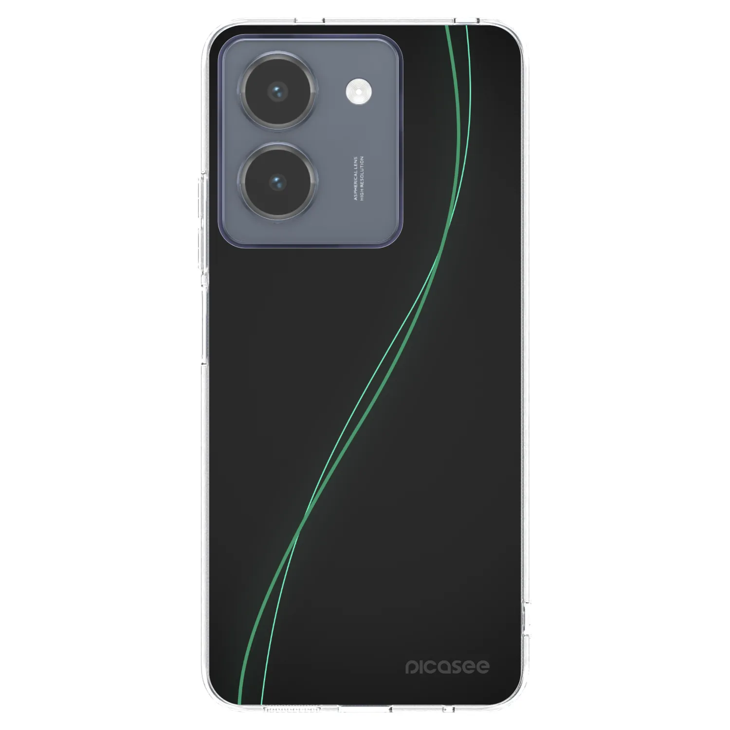 Picasee silikonový průhledný obal pro Vivo Y36 4G - Be Different