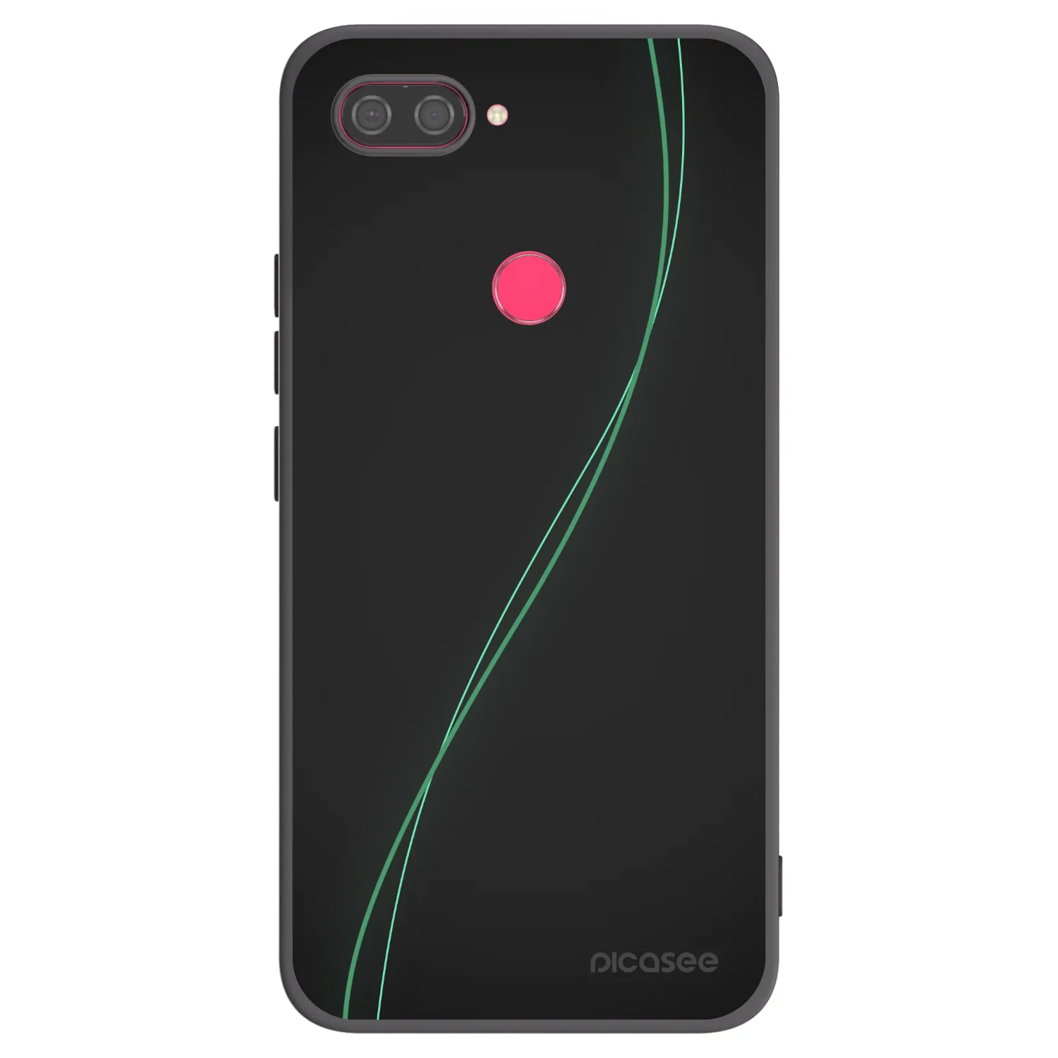 Picasee silikonový černý obal pro Xiaomi Mi 8 Lite - Be Different