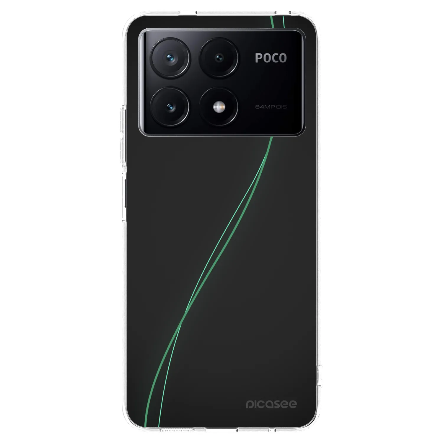 Picasee silikonový průhledný obal pro Xiaomi Poco X6 Pro - Be Different