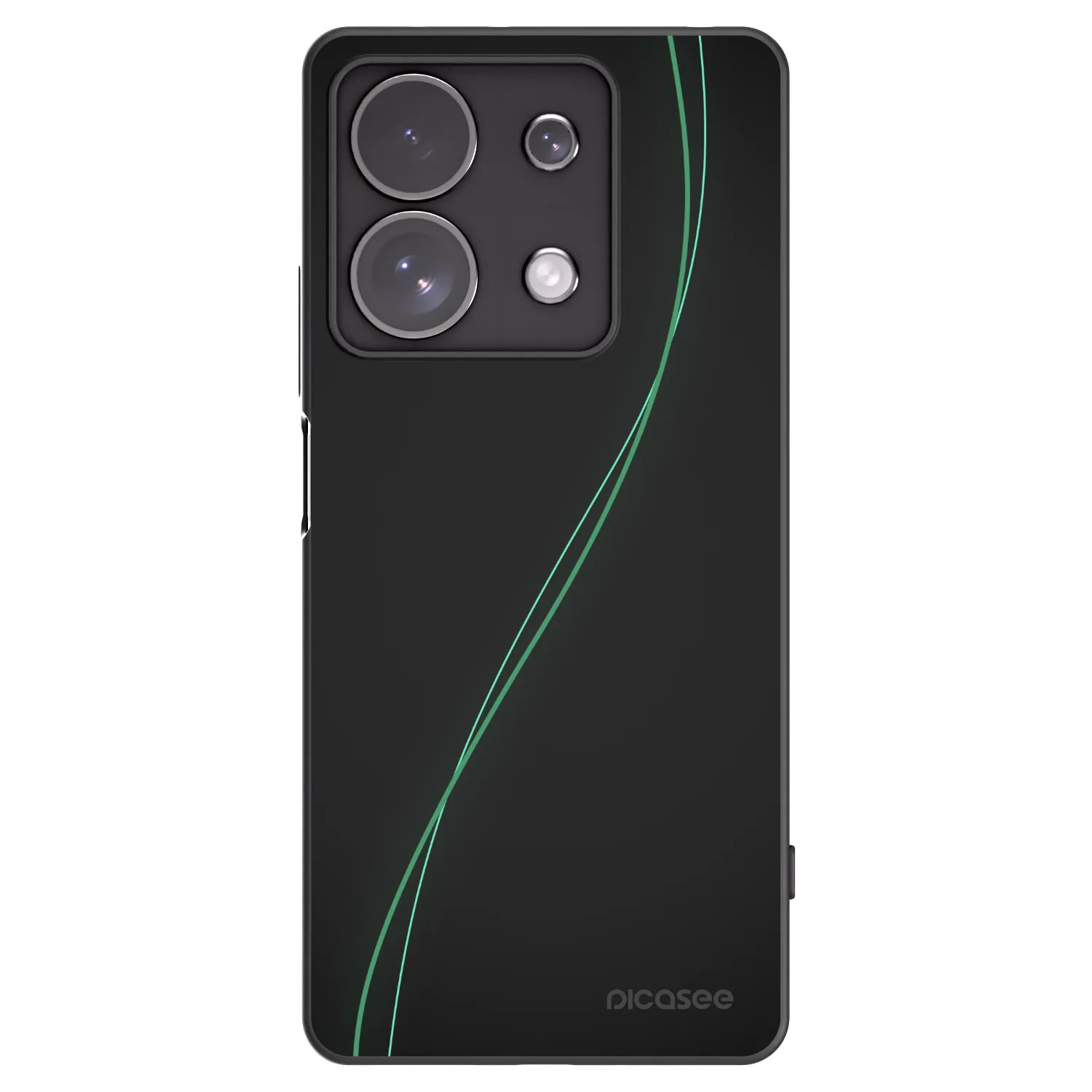 Picasee silikonový černý obal pro Xiaomi Redmi Note 13 Pro 4G - Be Different
