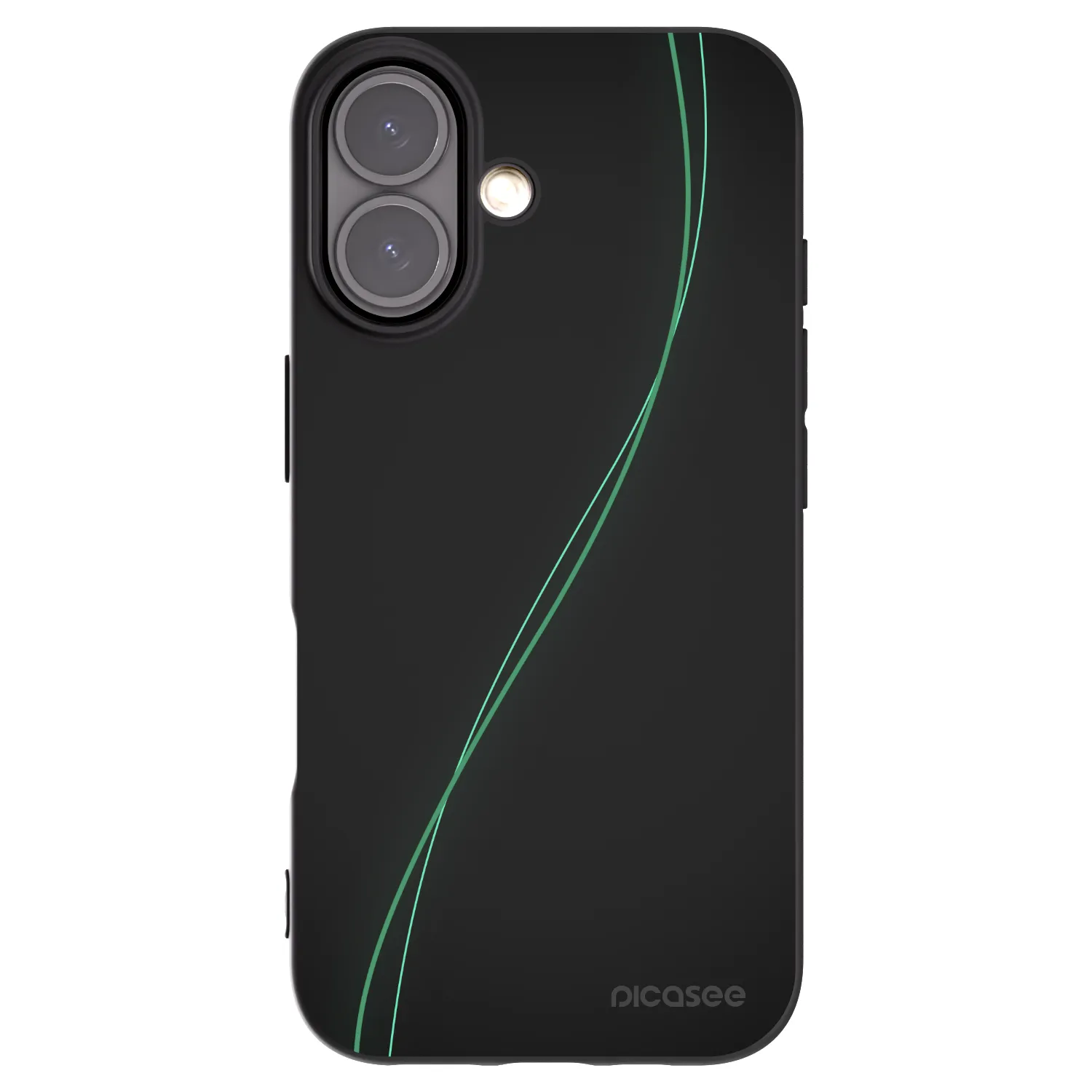 Picasee silikonový černý obal pro Apple iPhone 16 - Be Different